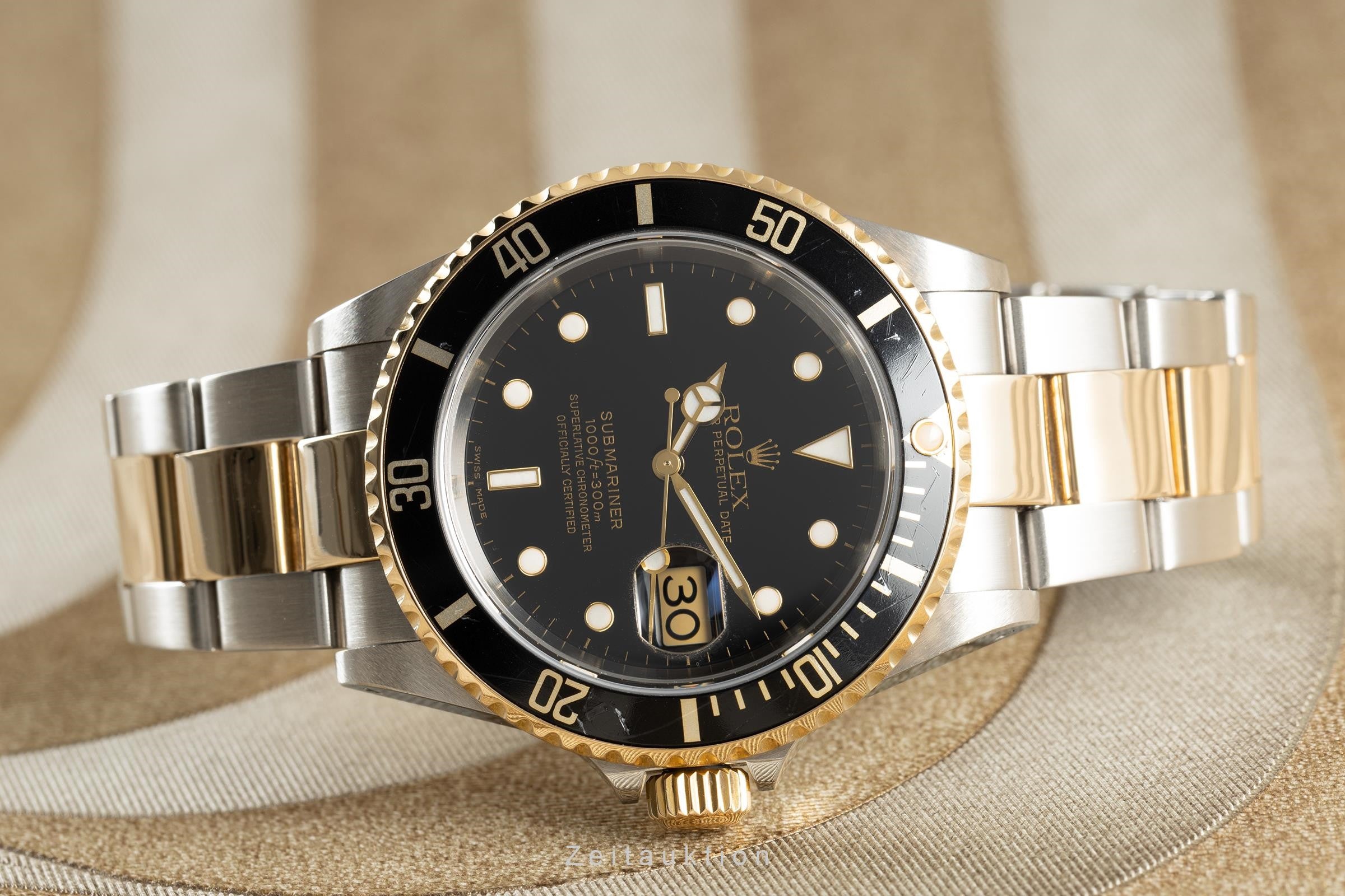 Rolex Submariner acero / oro automático reloj para caballeros 16613  [2110431]