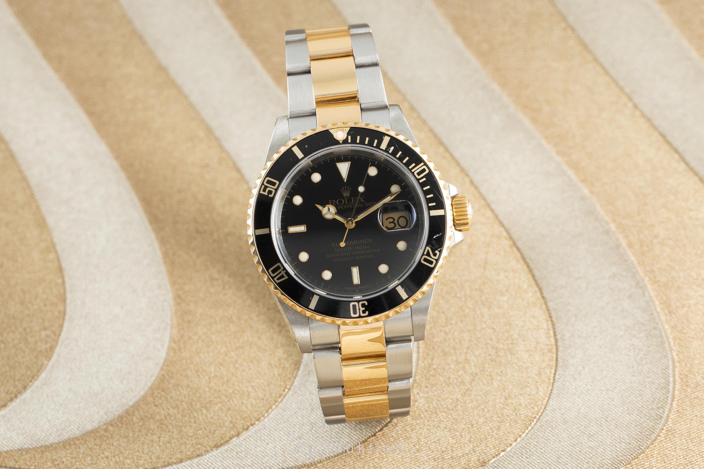16613 Rolex Submariner Stahl Schwarz Submariner Stahl Gold Schwarz