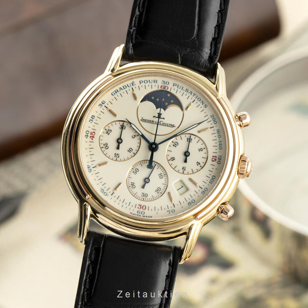 Jaeger LeCoultre Odysseus chronograph 18 ct gold quartz men's watch 165.7.3  [2110435]