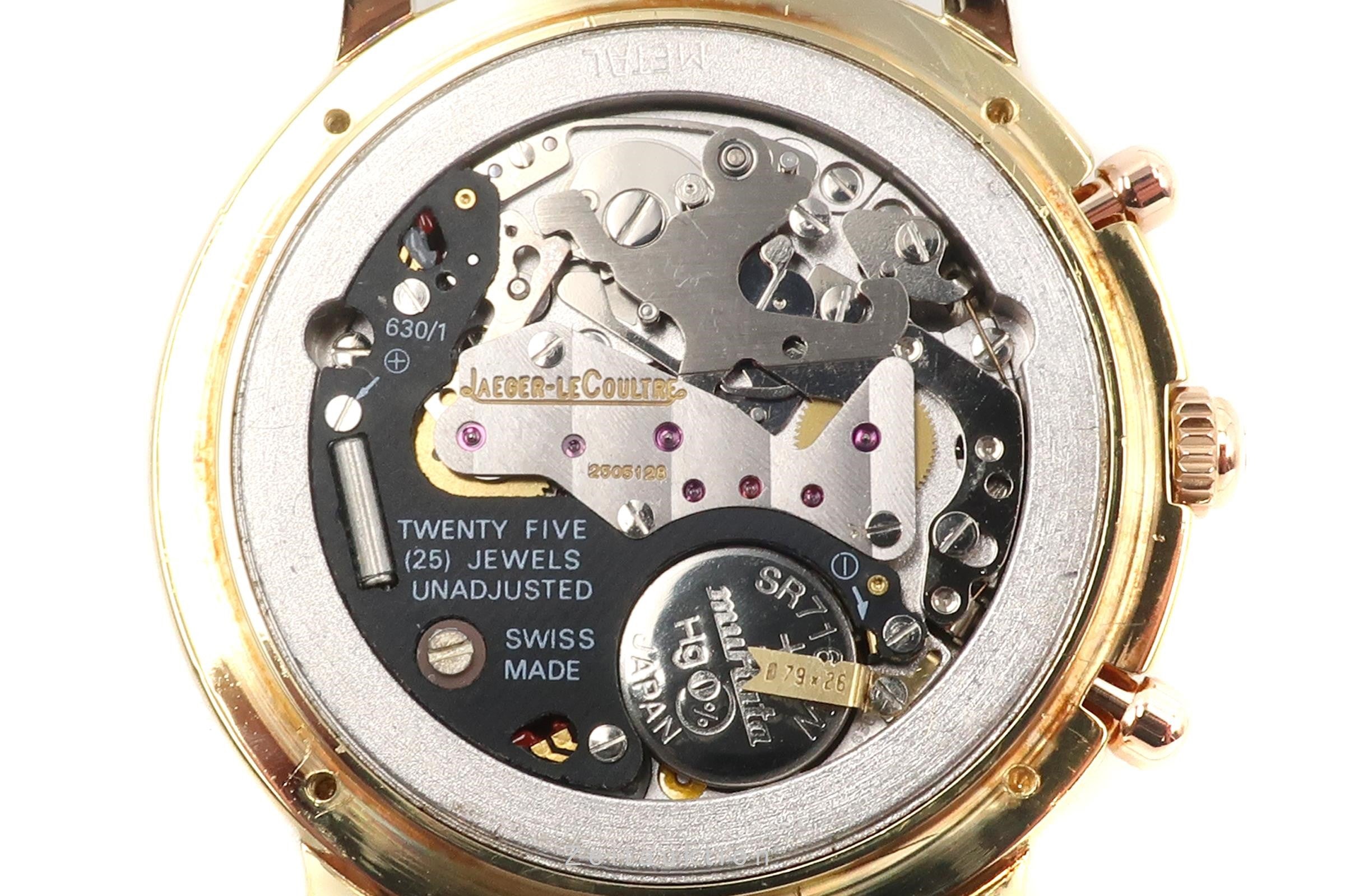 オリオティスジャッジ Jaeger LeCoultre Odysseus chronograph 18 ct gold quartz Kal. 630/1