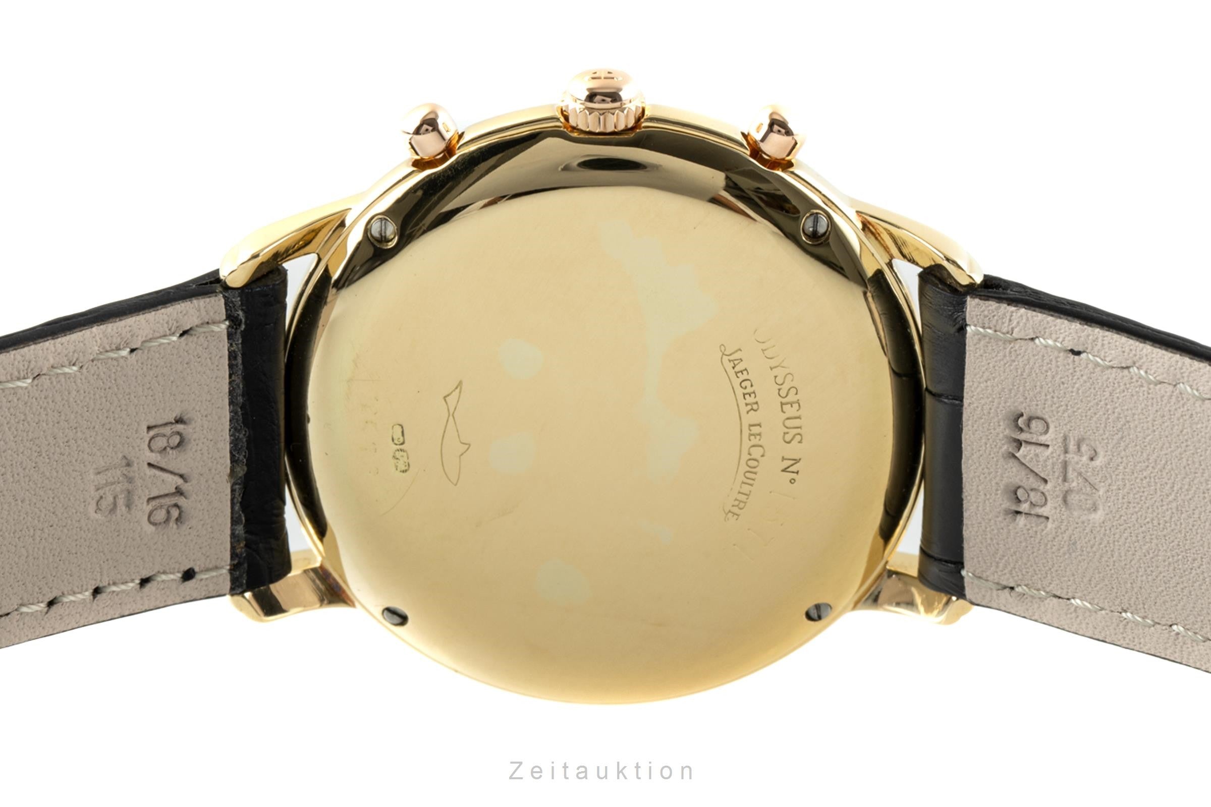 Jaeger LeCoultre Odysseus chronograph 18 ct gold quartz men's watch 165.7.3  [2110435]