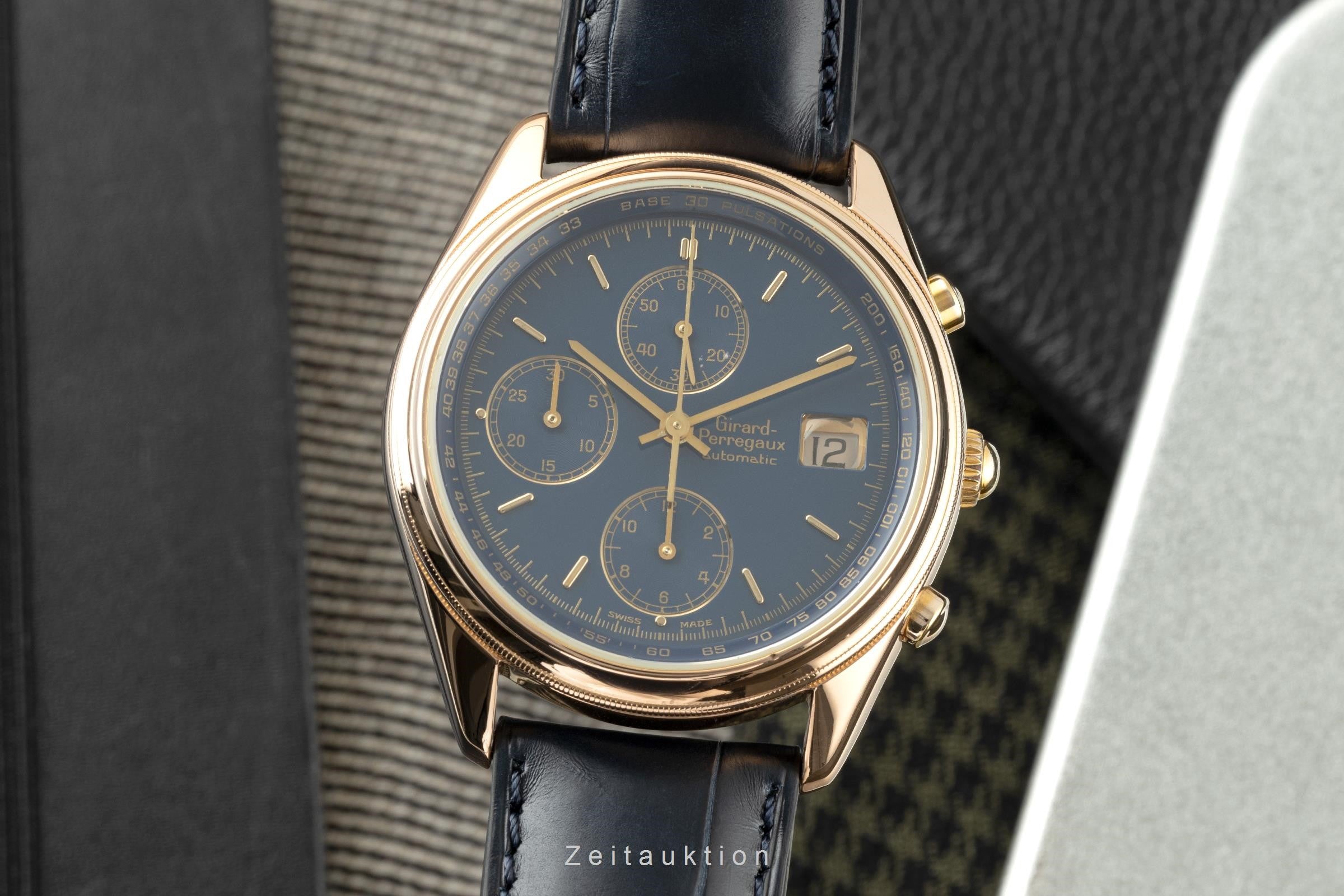 Girard Perregaux Olimpico chronograph 18 ct red gold automatic Kal
