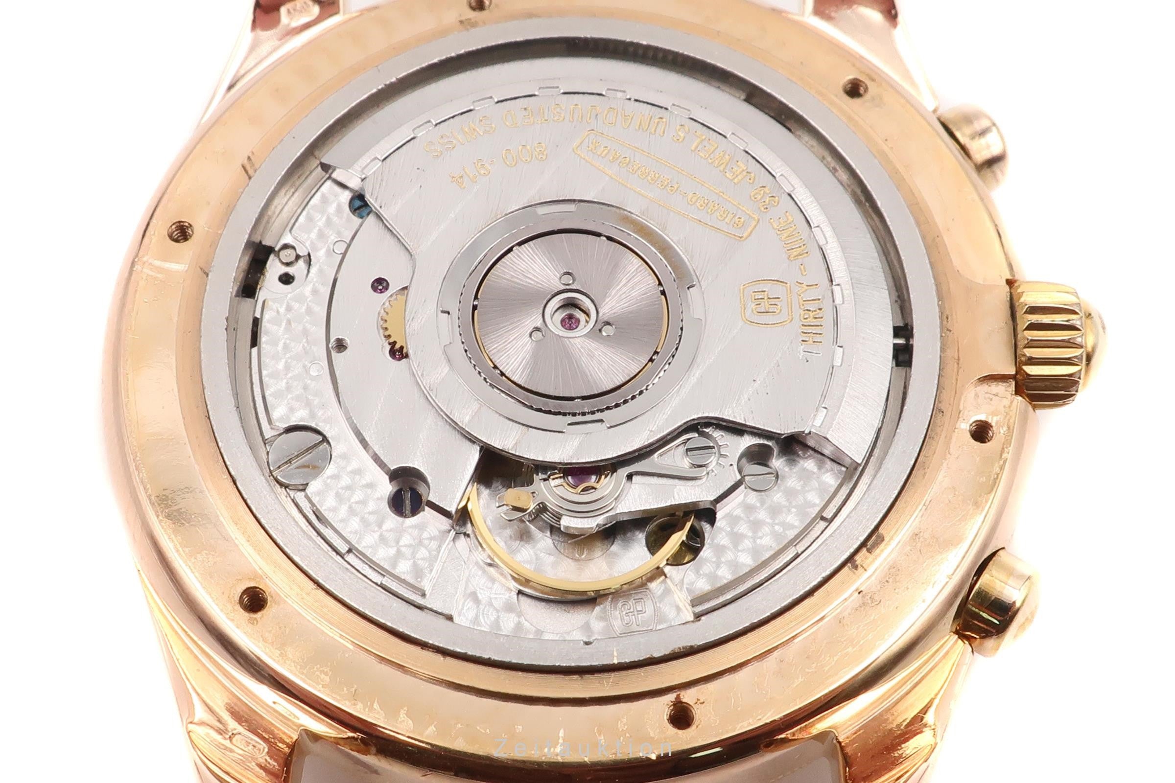 Girard Perregaux Olimpico cronografo oro rosso 18 ct automatismo orologio da uomo 4900  [2110505]