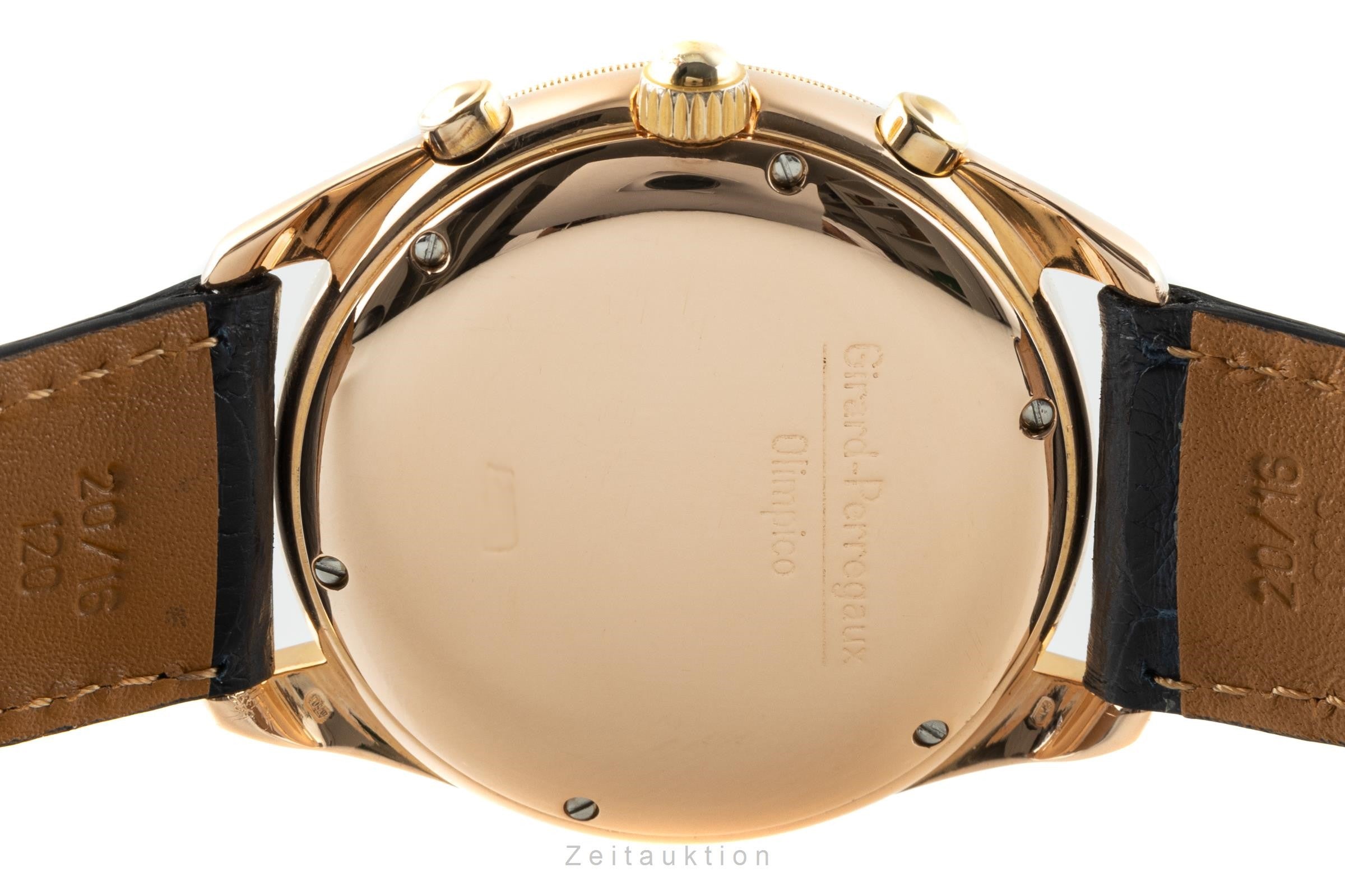 Girard Perregaux Olimpico cronografo oro rosso 18 ct automatismo orologio da uomo 4900  [2110505]