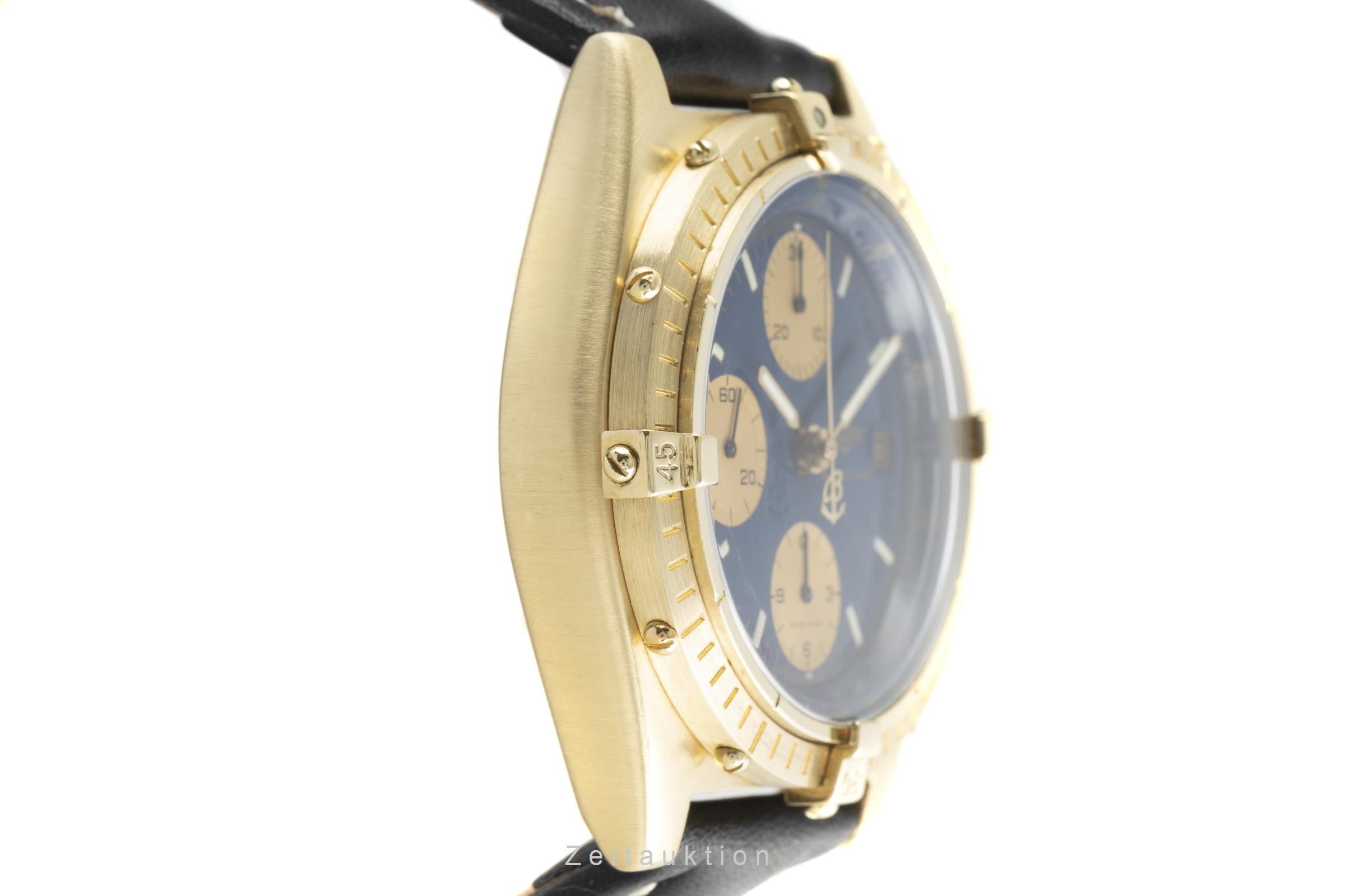 Breitling Chronomat chronograph 18 ct gold automatic men's watch 81950 LP: 19000EUR  [2110506]