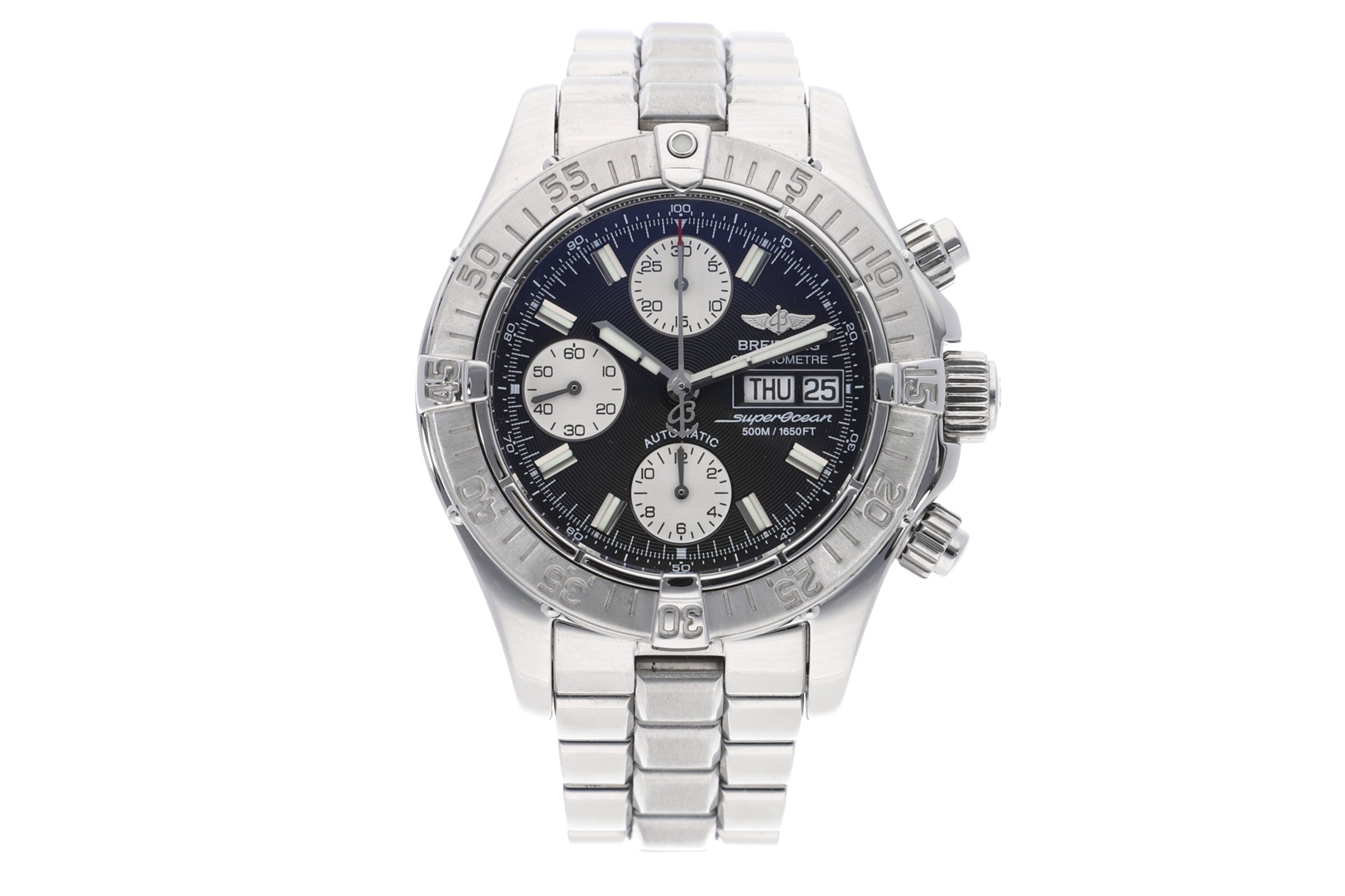 Breitling Superocean chronograph steel automatic men's watch A13340 LP: 7600EUR  [2110569]