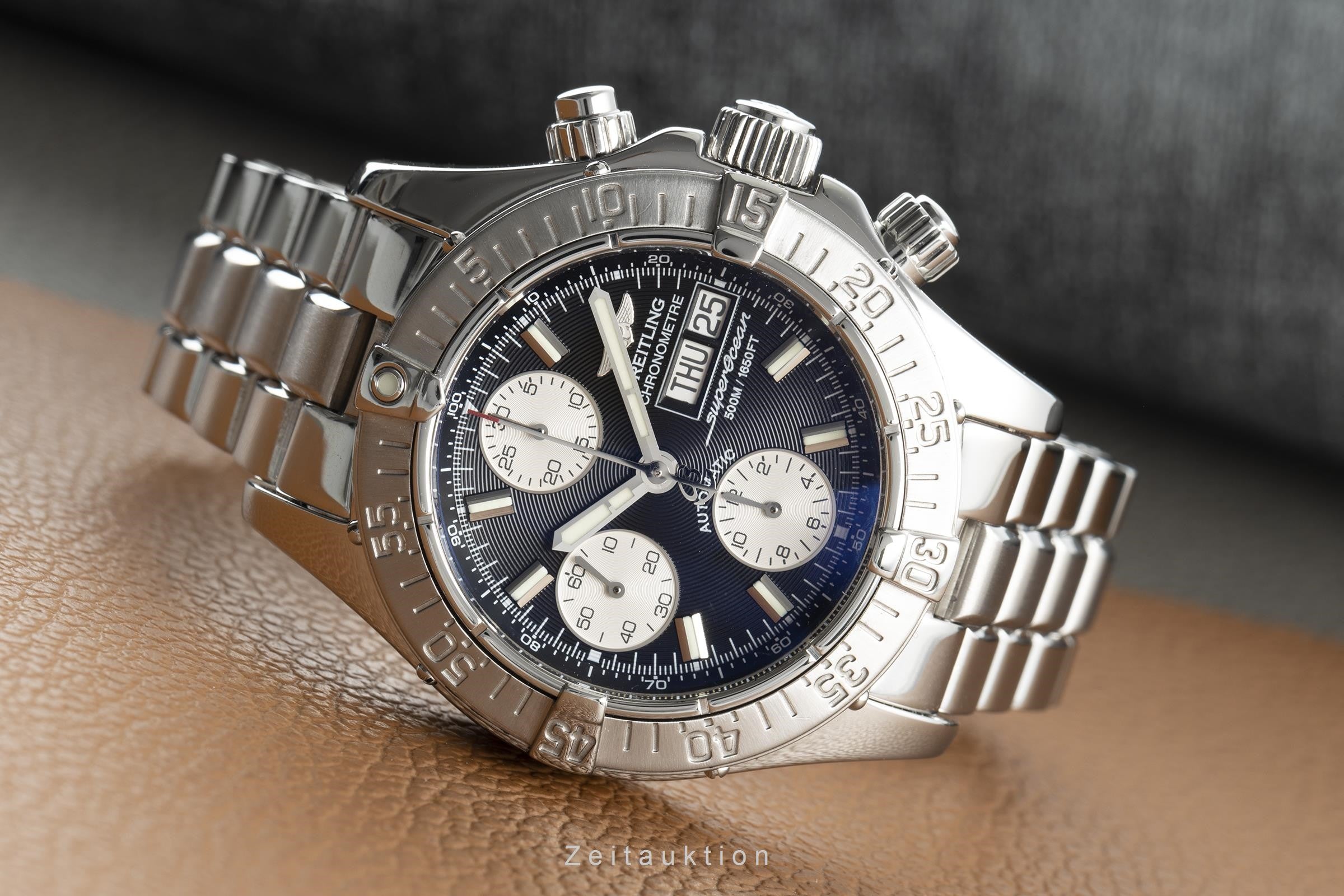 Breitling Superocean chronograph steel automatic men's watch A13340 LP: 7600EUR  [2110569]