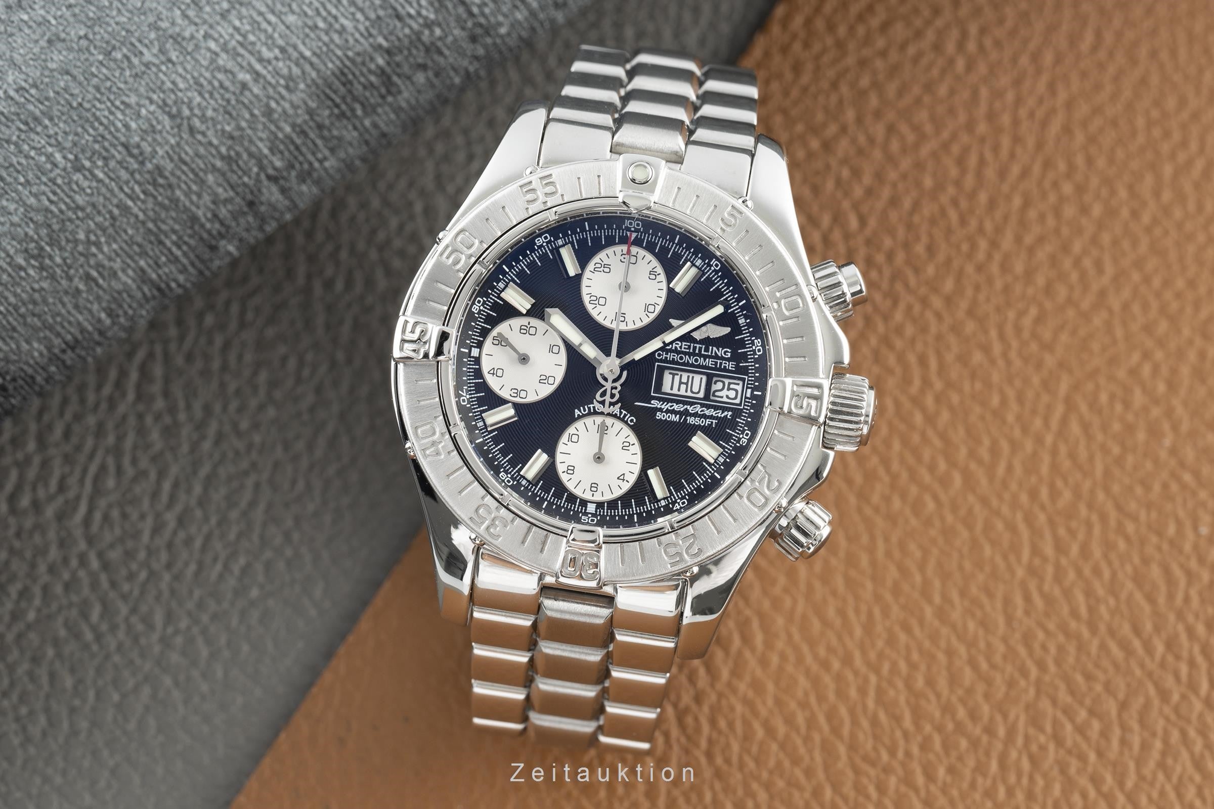 Breitling Superocean chronograph steel automatic men's watch A13340 LP: 7600EUR  [2110569]
