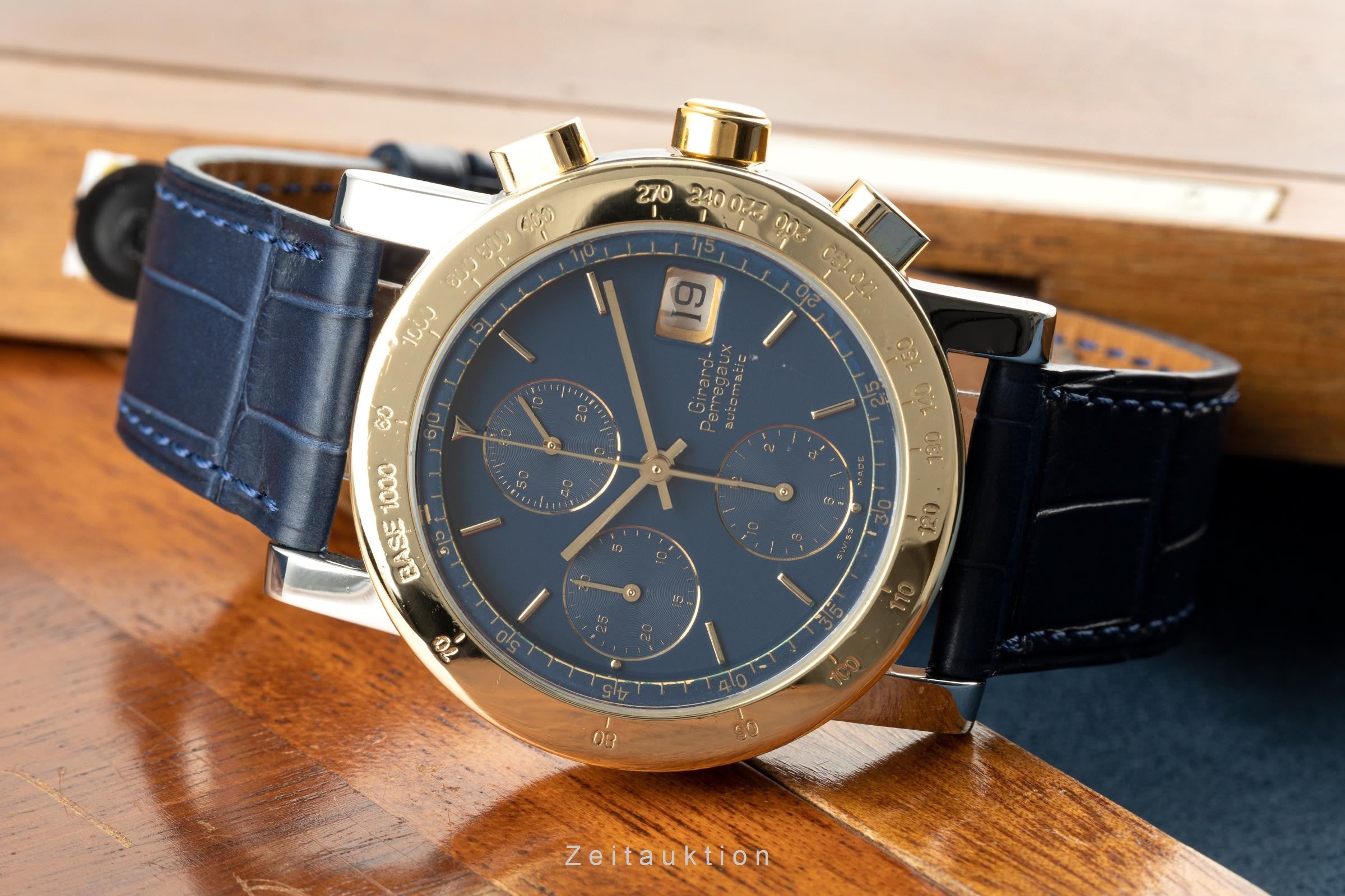 Girard Perregaux 7000 chronographe acier / or  automatique montre pour hommes 7000GBM  [2110605]