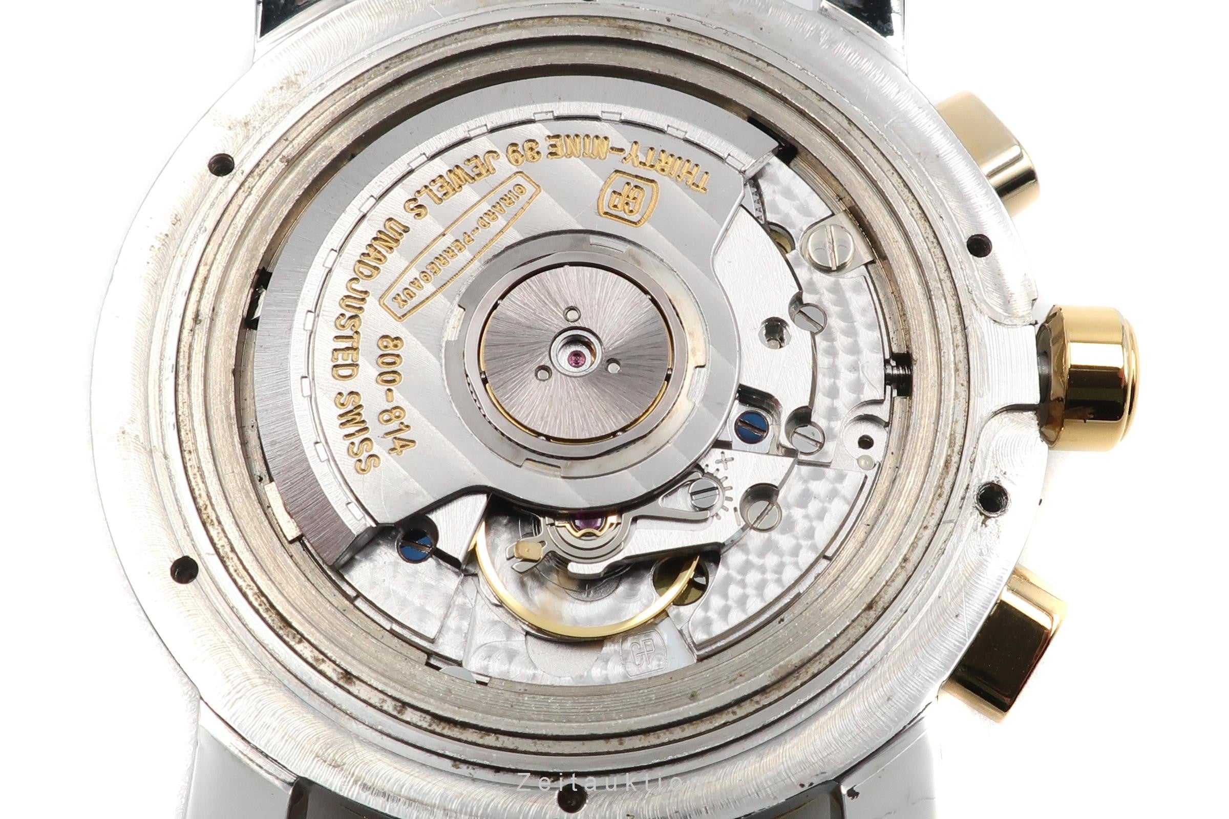 Girard Perregaux 7000 chronographe acier / or  automatique montre pour hommes 7000GBM  [2110605]