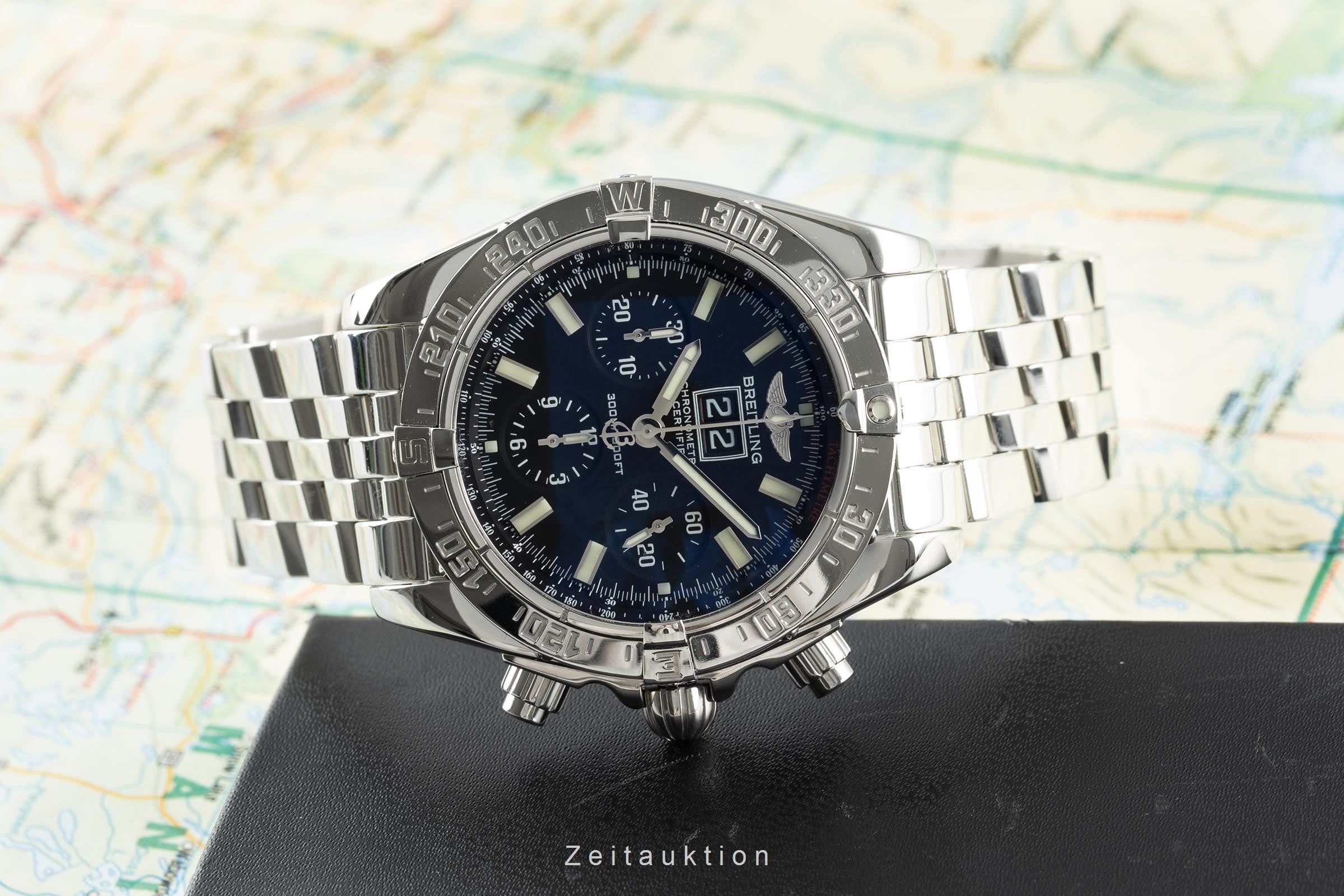 Breitling Blackbird chronograph steel automatic men's watch A44359 LP: 5550EUR  [2110615]