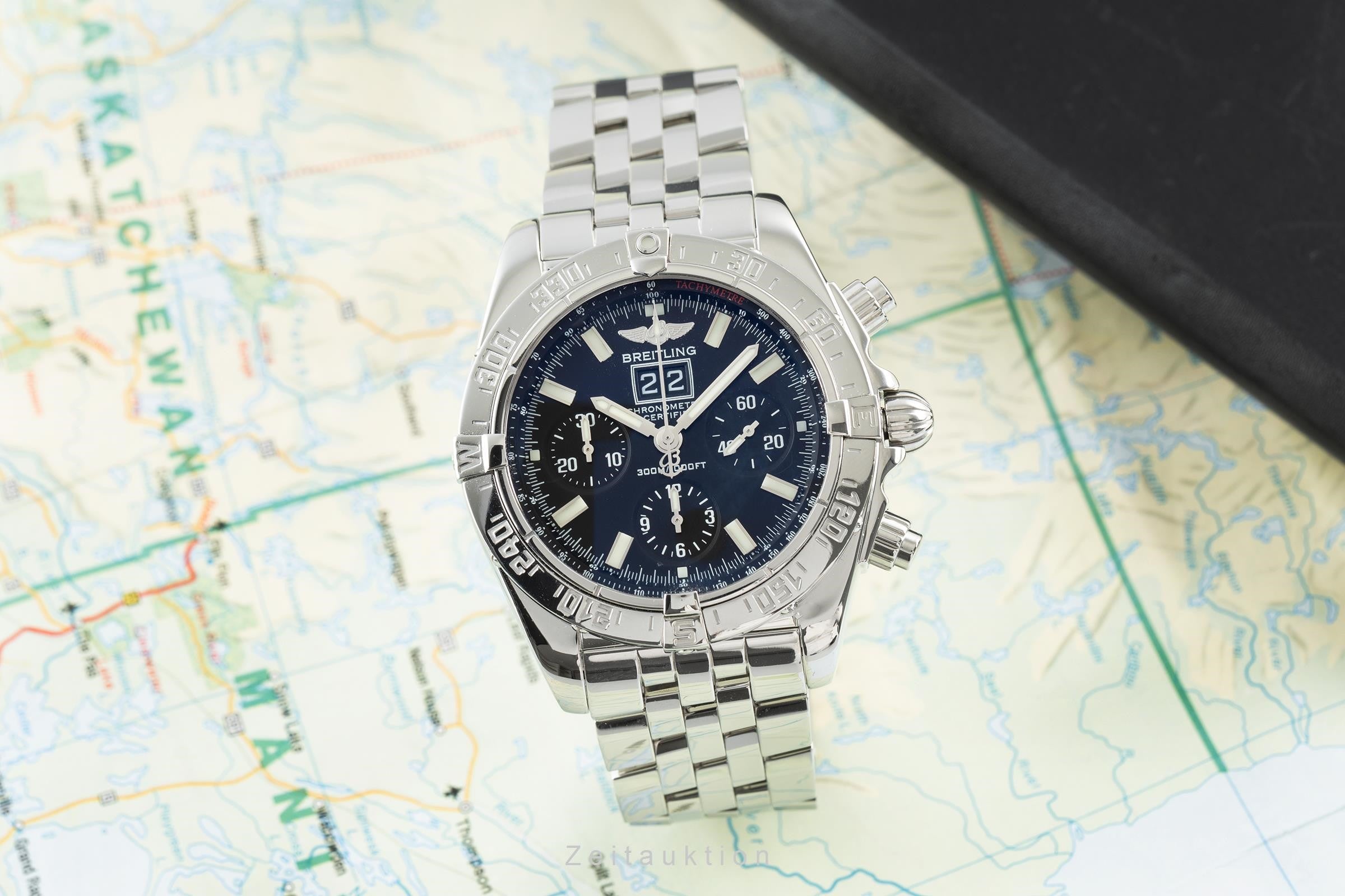 Breitling Blackbird chronograph steel automatic men's watch A44359 LP: 5550EUR  [2110615]