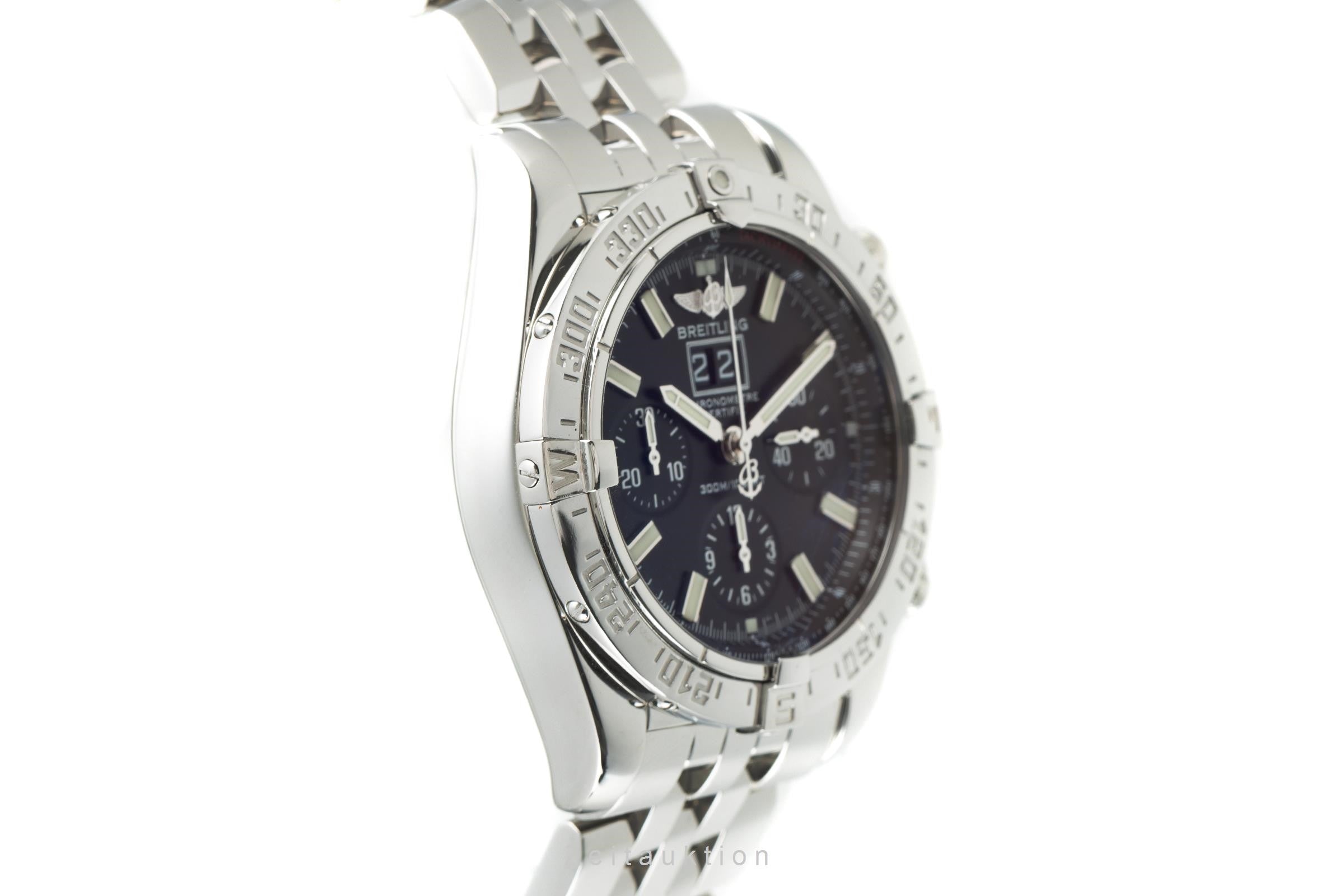 Breitling Blackbird chronograph steel automatic men's watch A44359 LP: 5550EUR  [2110615]