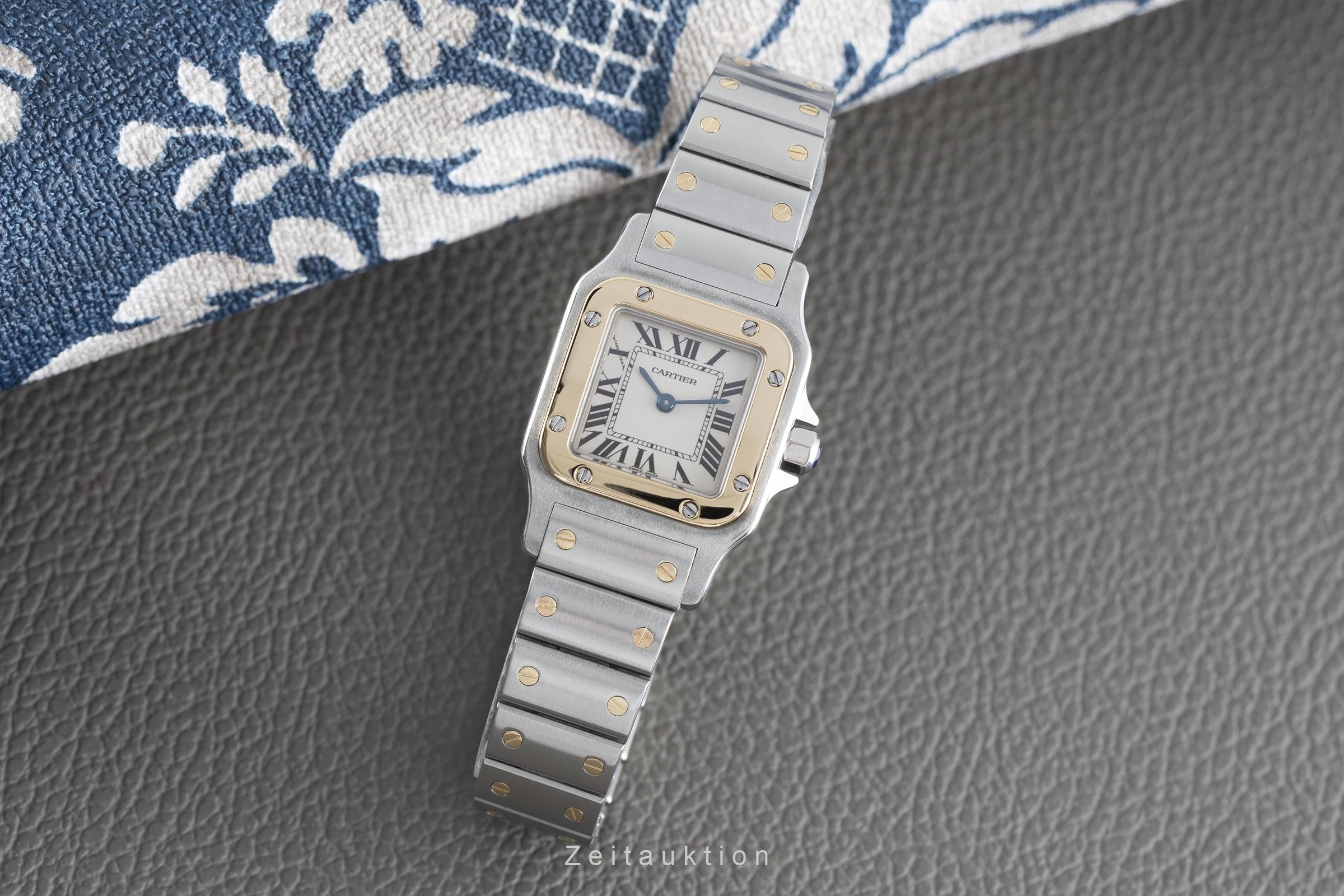 Cartier Santos acero oro cuarzo 157 1567 2110665