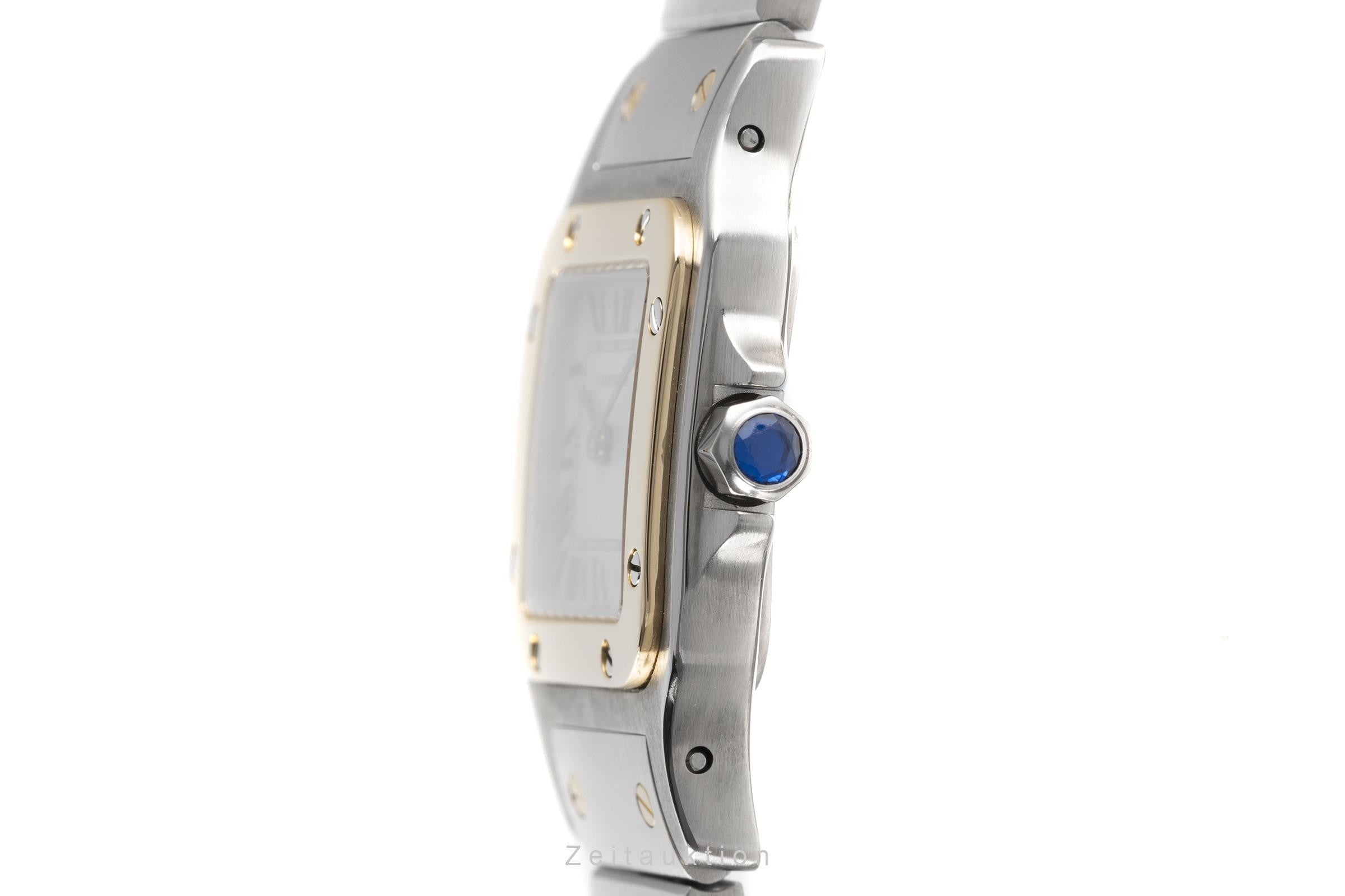 Cartier Santos acero / oro cuarzo reloj para damas  1567 LP: 8550EUR  [2110665]