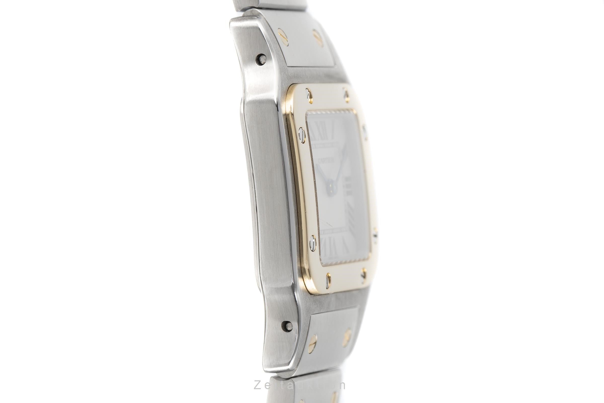 Cartier Santos acero / oro cuarzo reloj para damas  1567 LP: 8550EUR  [2110665]