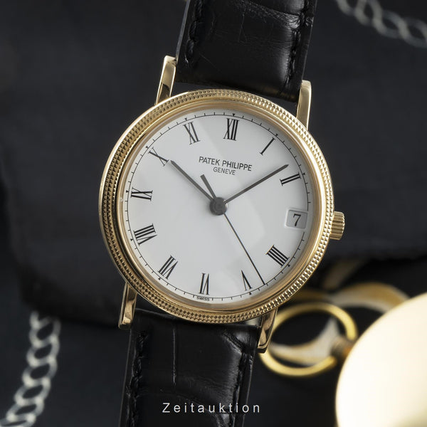 Patek Philippe Calatrava 18 ct gold automatic men's watch 3802/200 LP: 22040EUR  [2110673]