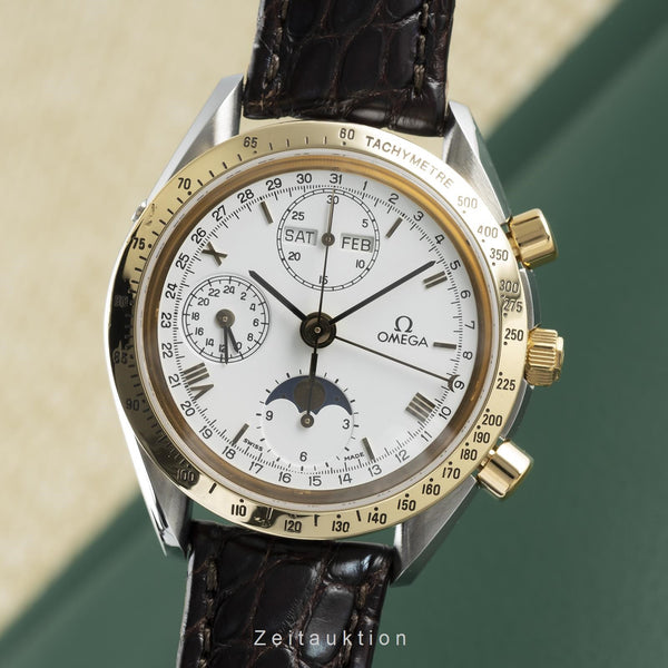 Omega Speedmaster cronografo acciaio / oro automatismo orologio da uomo DA175.0034 LP: 6500EUR  [2110687]
