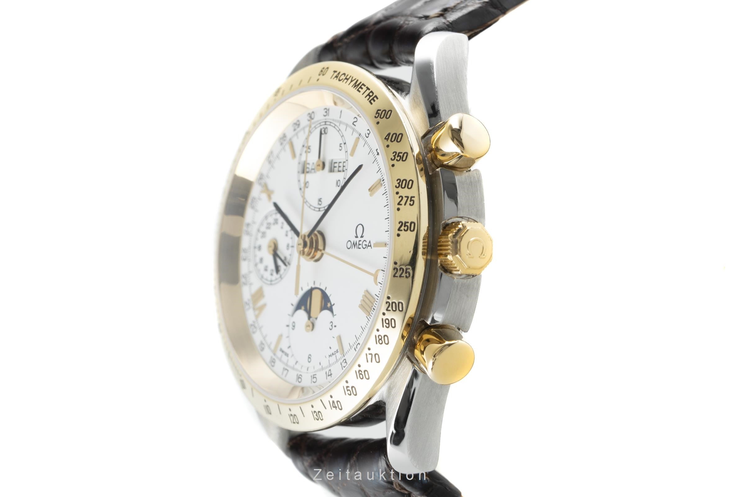 Omega Speedmaster cronografo acciaio / oro automatismo orologio da uomo DA175.0034 LP: 6500EUR  [2110687]