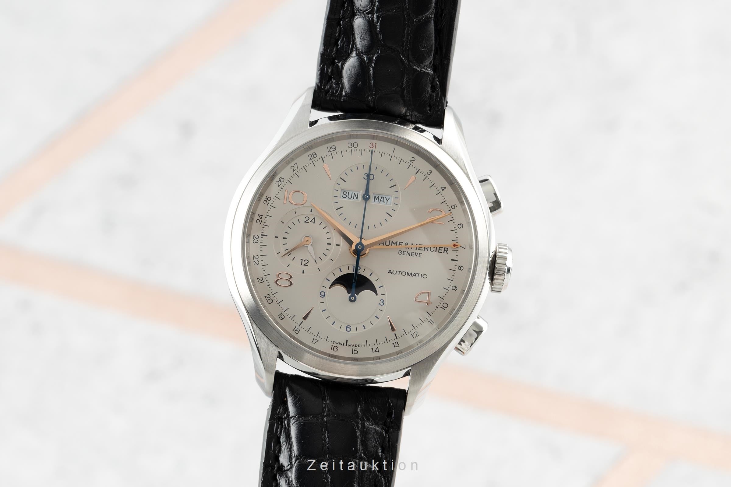 Baume & Mercier Clifton chronograph steel automatic Kal. BM13751