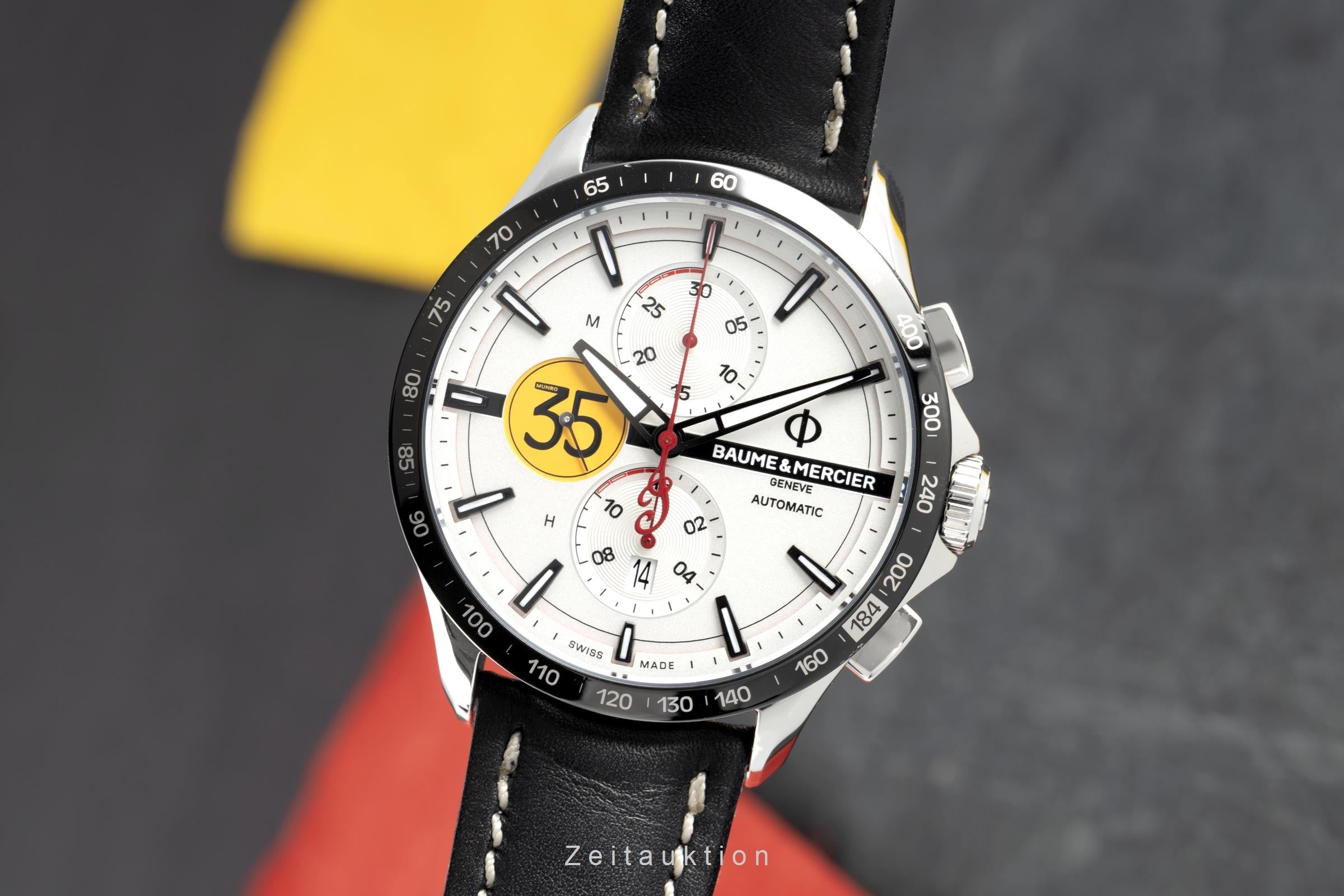 Baume & Mercier Clifton chronograph steel automatic Kal. BM137750