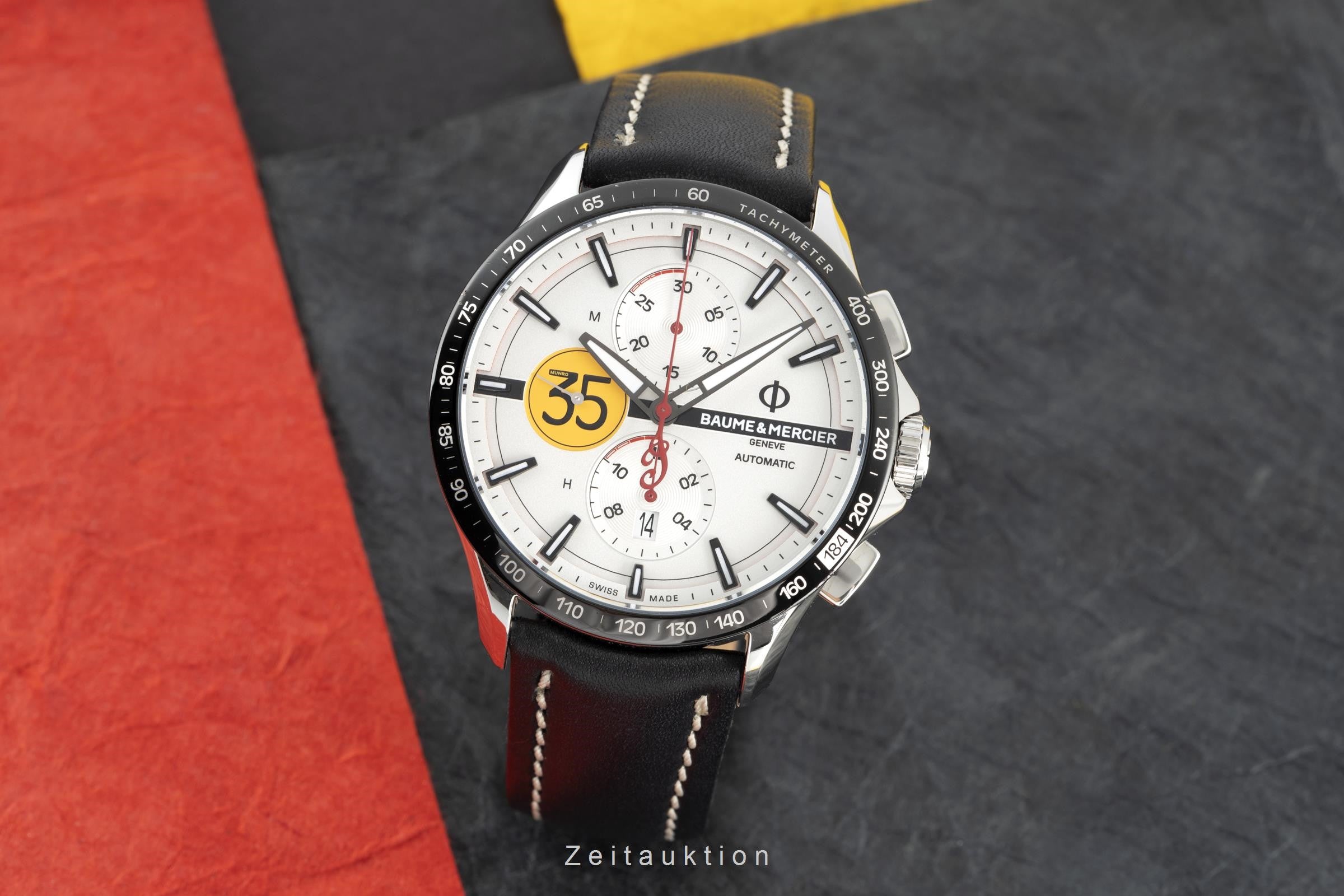 Baume & Mercier Clifton Club Burt Munro 1901 Indiana Motorcycle 65843 NP: 4050 € [2110690]