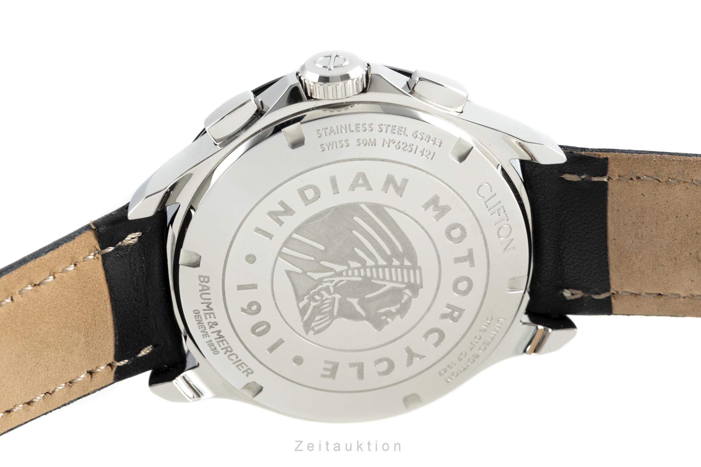 Baume & Mercier Clifton Club Burt Munro 1901 Indiana Motorcycle 65843 NP: 4050 € [2110690]
