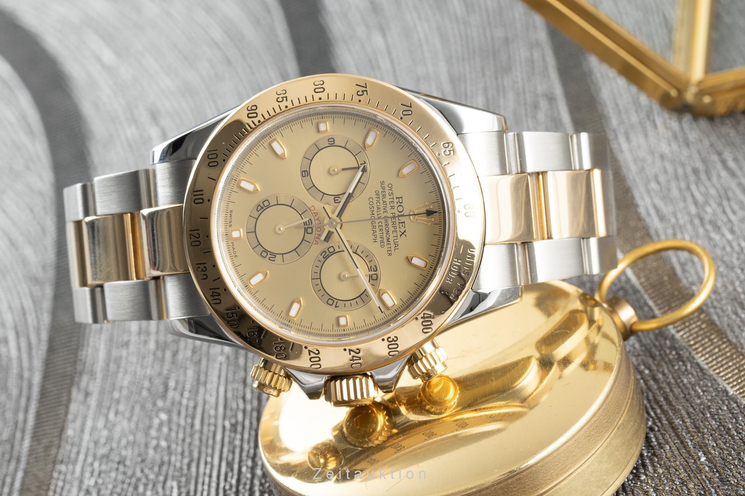 Rolex Daytona chronograph steel / gold automatic Kal. 4130 Ref