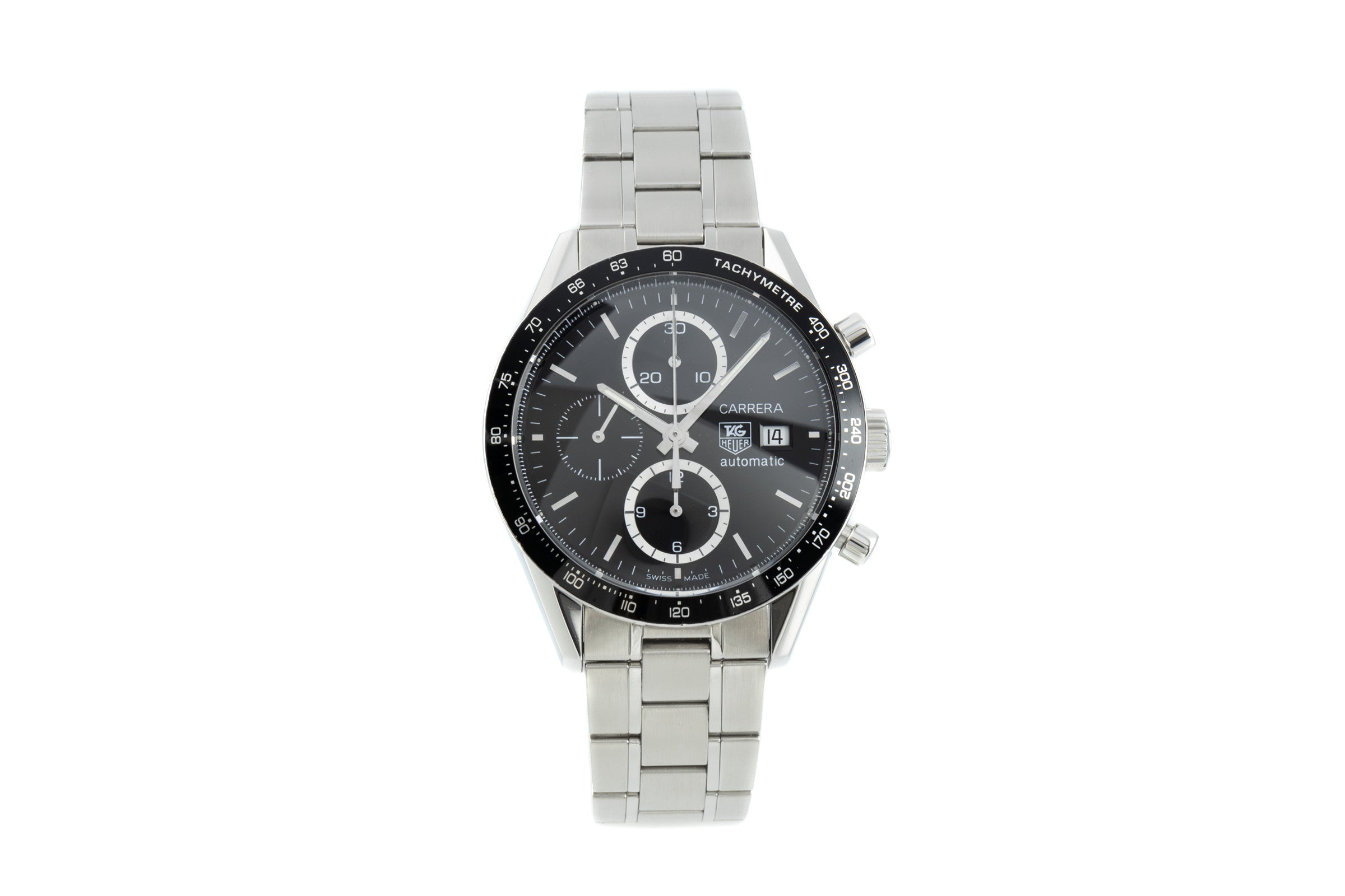 Tag Heuer Carrera chronograph steel automatic men's watch CV2010 LP: 4200EUR  [2110829]