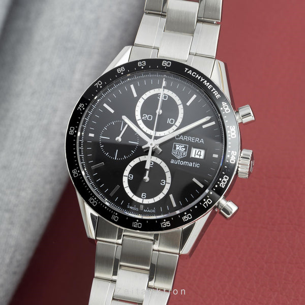 Tag Heuer Carrera chronograph steel automatic men's watch CV2010 LP: 4200EUR  [2110829]