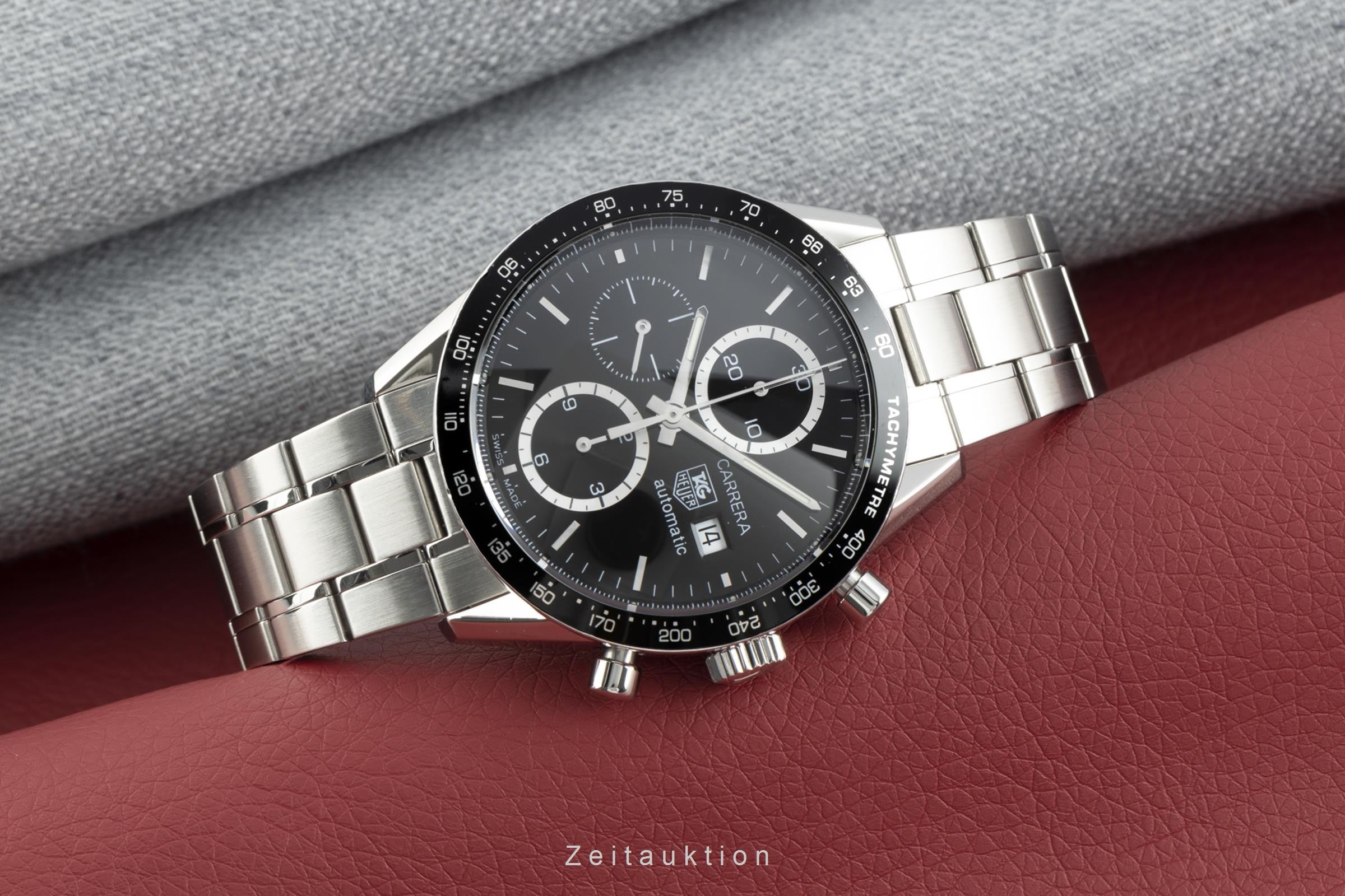 Tag Heuer Carrera chronograph steel automatic men's watch CV2010 LP: 4200EUR  [2110829]