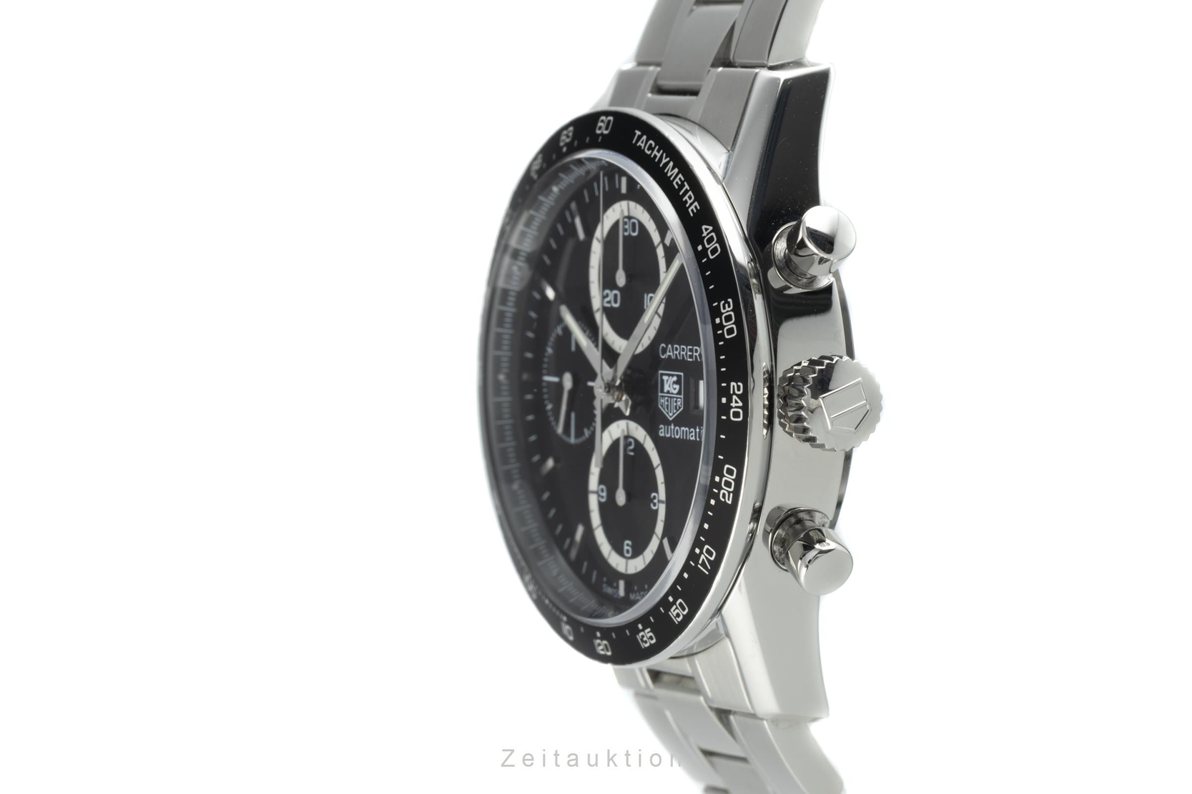 Tag Heuer Carrera chronograph steel automatic men's watch CV2010 LP: 4200EUR  [2110829]