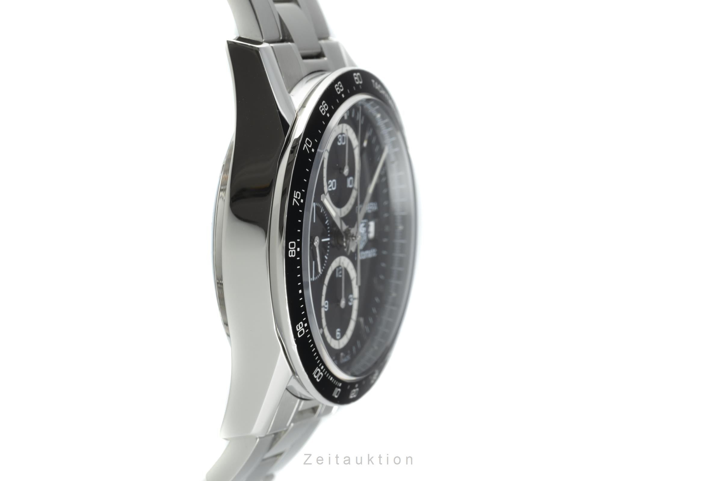 Tag Heuer Carrera chronograph steel automatic men's watch CV2010 LP: 4200EUR  [2110829]