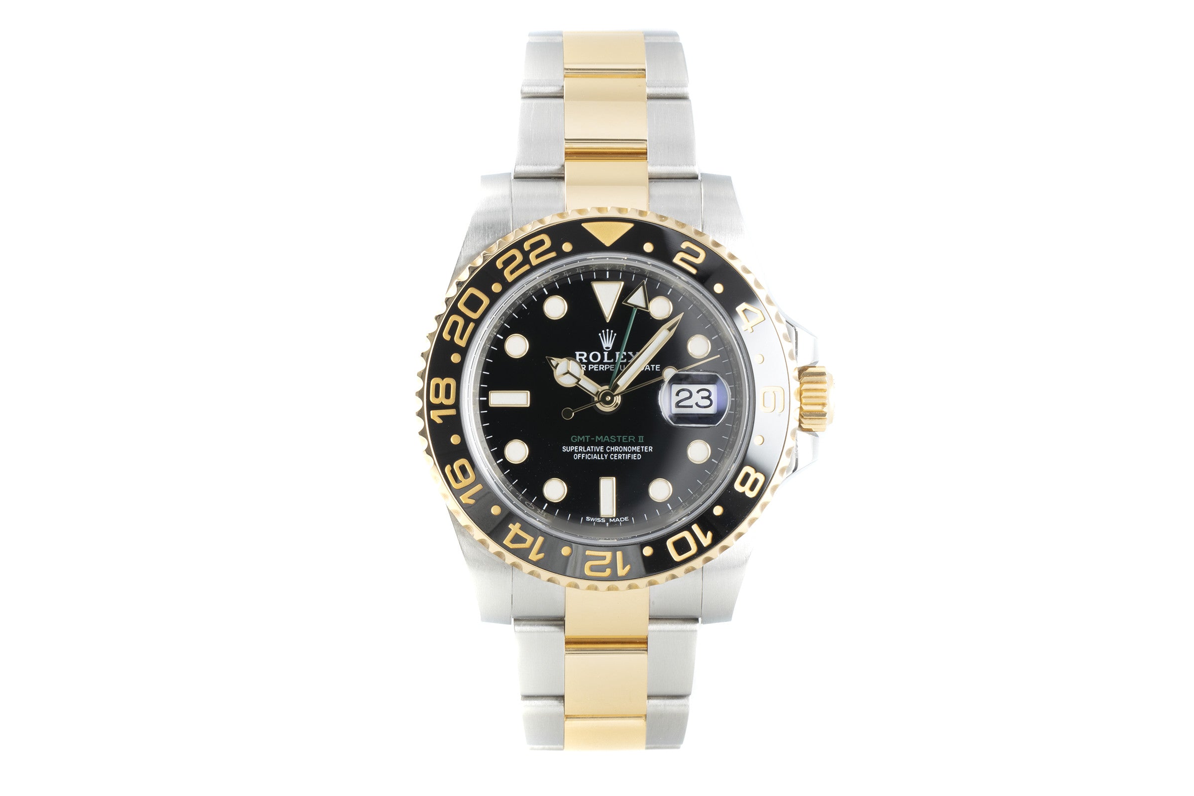 Rolex GMT-Master II steel / gold automatic Kal. 3136 Ref. 116713LN