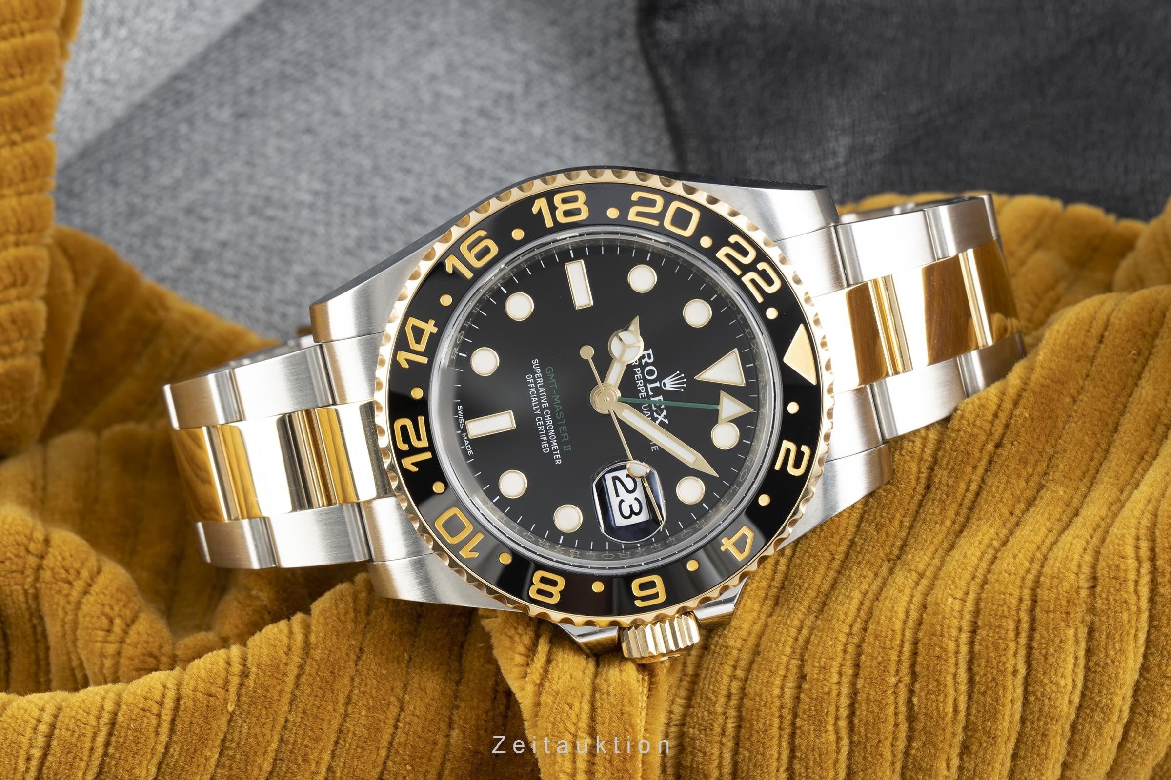 Rolex GMT-Master II acciaio / oro automatismo orologio da uomo 116713LN  [2110831]