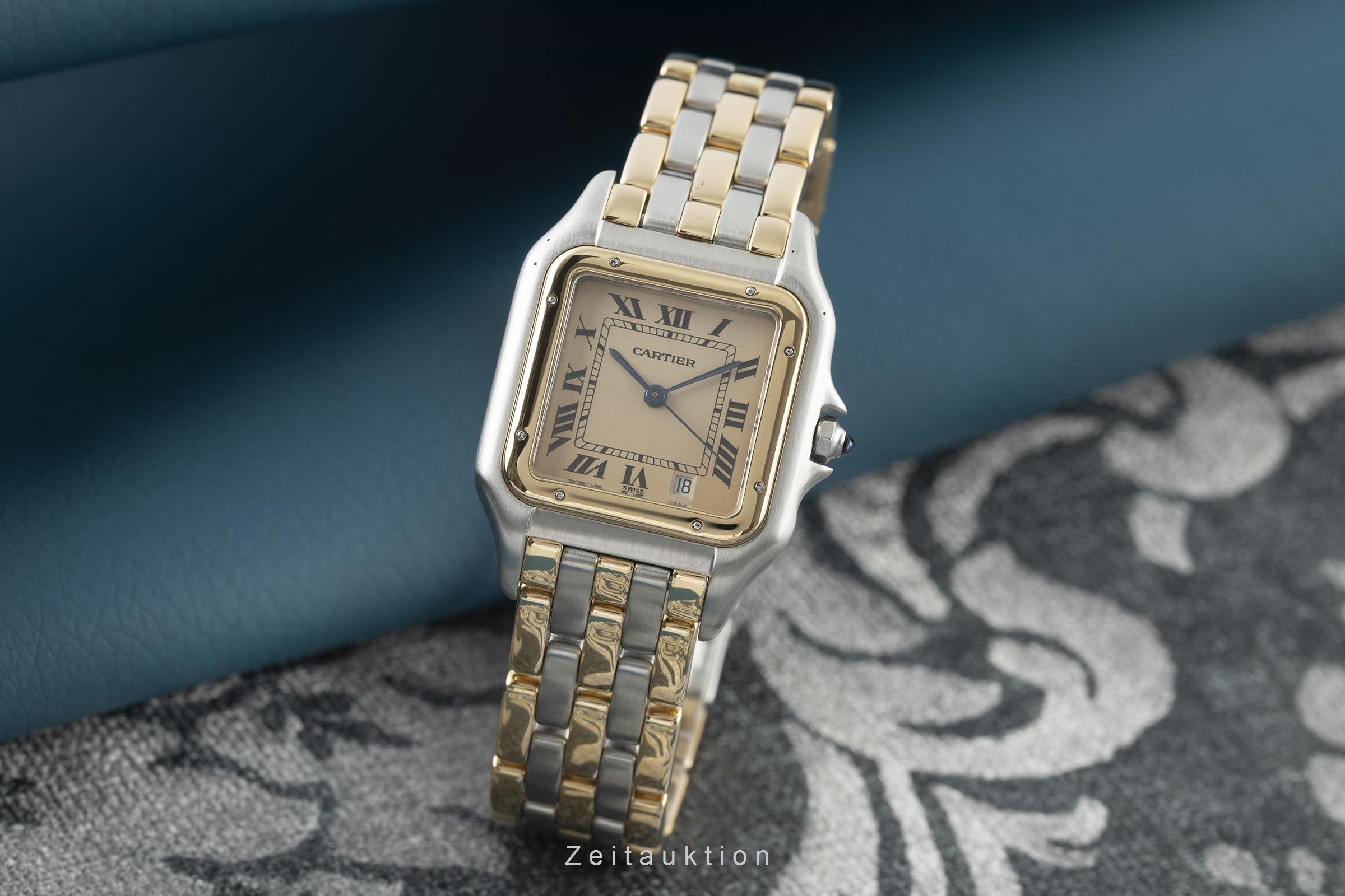 Cartier Panthere acciaio / oro quarzo orologio da uomo 8394 LP: 8550EUR  [2110850]