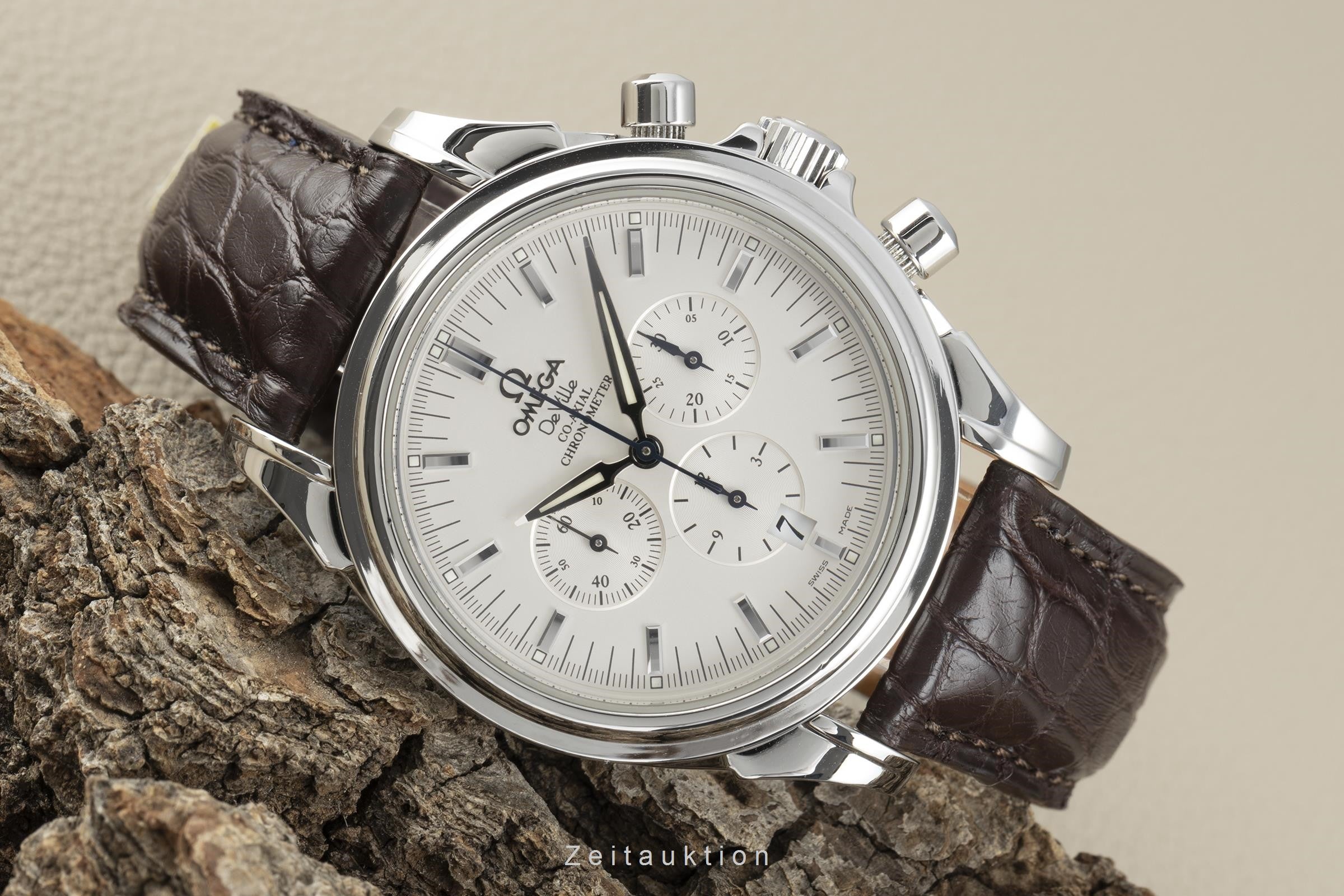 Omega De Ville chronograph steel automatic Kal. 3313 Ref. 4841.31