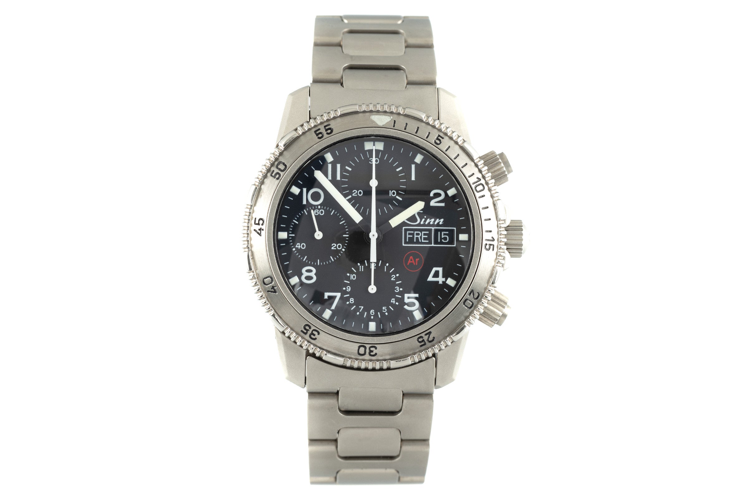 Sinn 203 Ti Ar Taucherchronograph Jubiläum Automatik Titan Herrenuhr Ref. 203  [2110902]