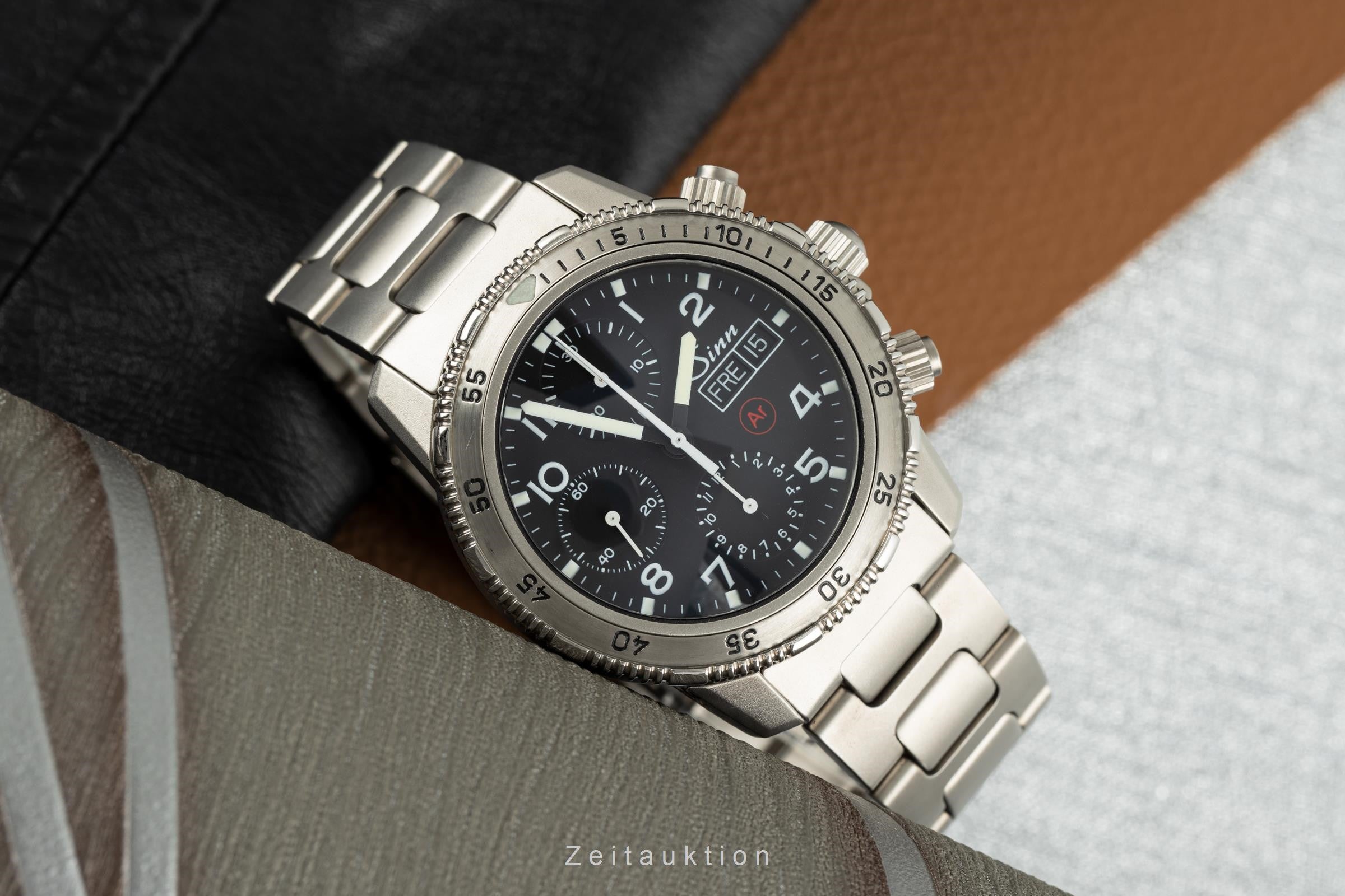 Sinn 203 Ti Ar Taucherchronograph Jubiläum Automatik Titan Herrenuhr Ref. 203  [2110902]