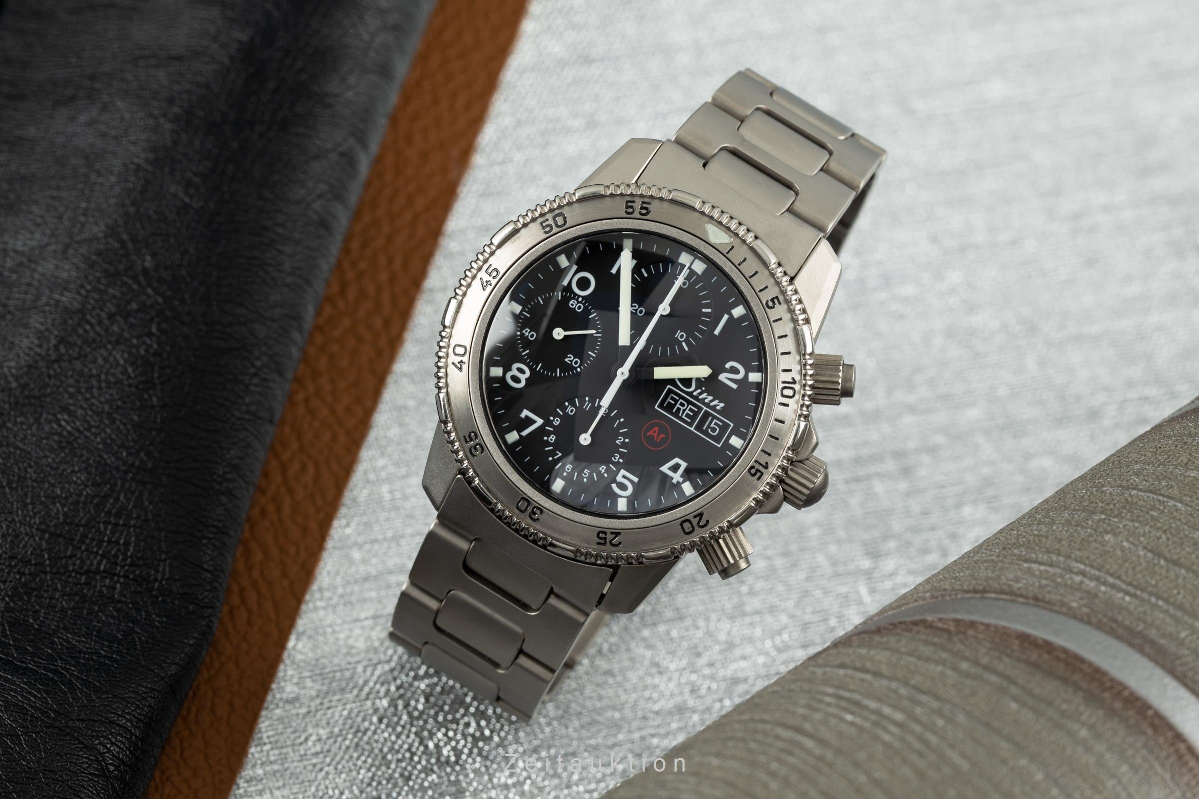 Sinn 203 Ti Ar Taucherchronograph Jubiläum Automatik Titan Herrenuhr Ref. 203  [2110902]