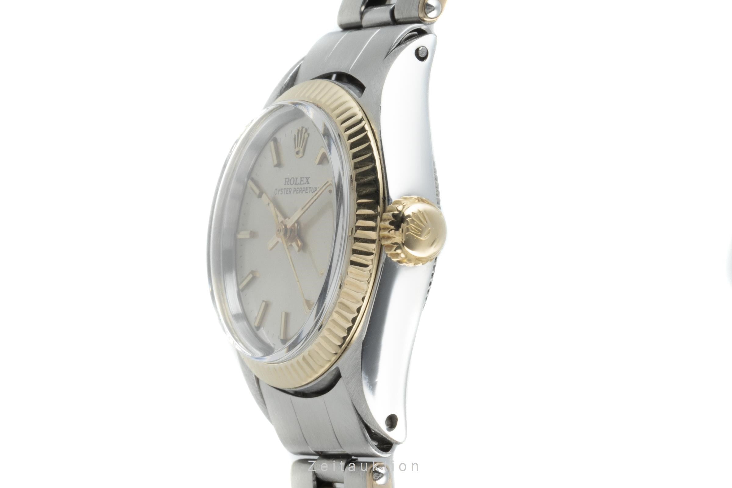 Rolex Oyster Perpetual acciaio / oro automatismo orologio da donna 6619  [2110945]