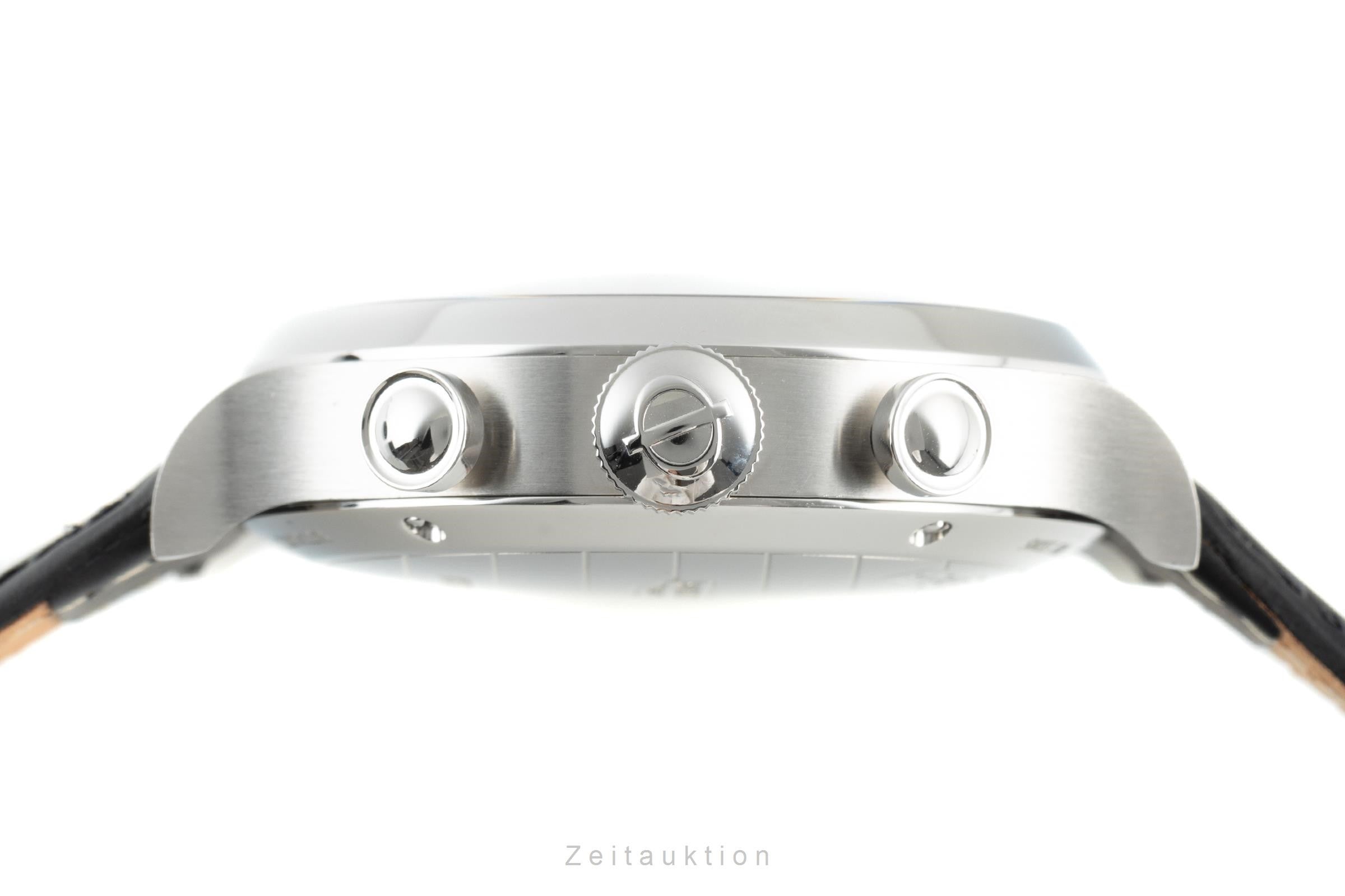 Baume & Mercier Capeland chronographe acier automatique montre pour hommes 65687 LP: 4350EUR  [2110982]