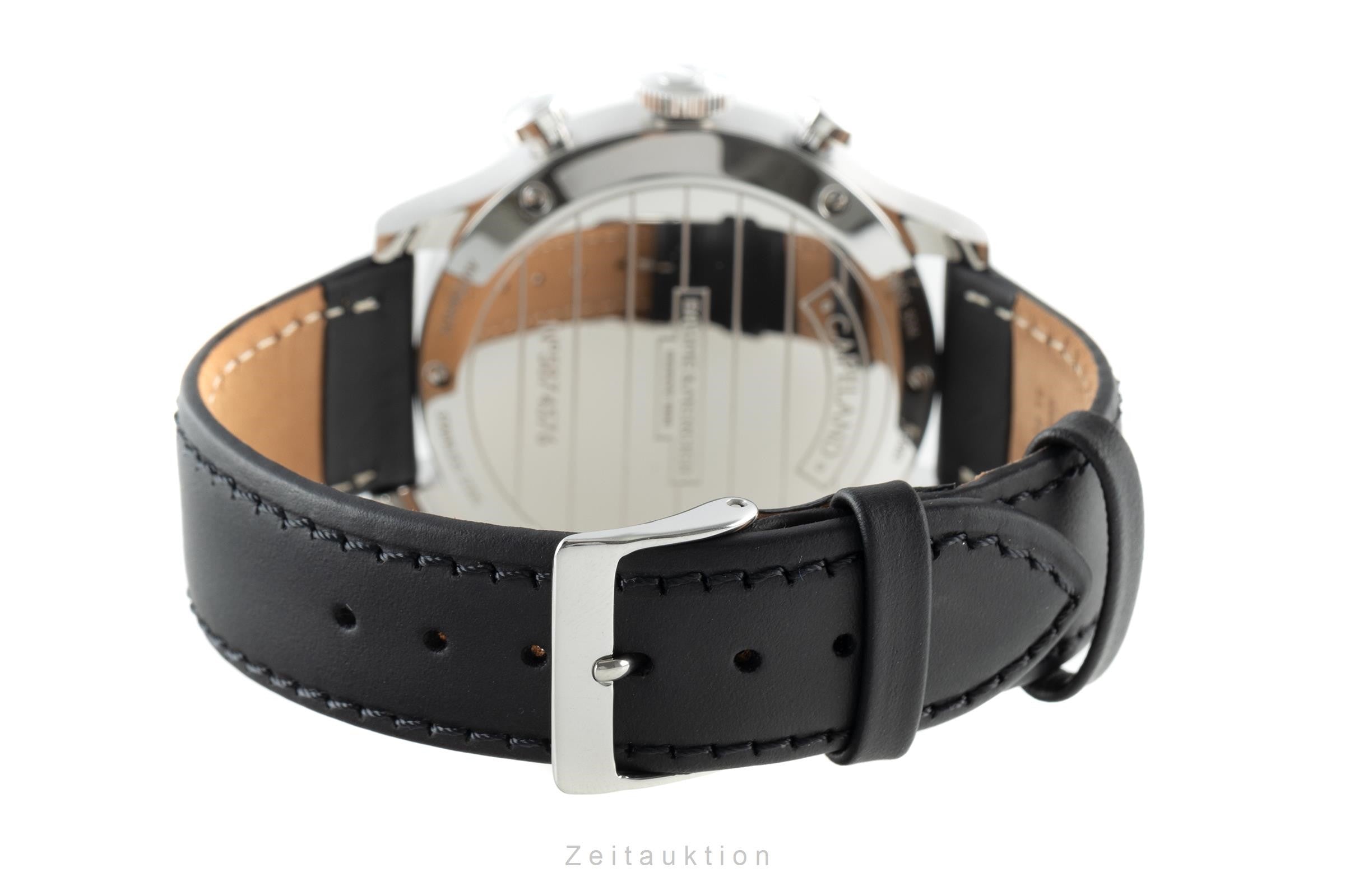 Baume & Mercier Capeland chronographe acier automatique montre pour hommes 65687 LP: 4350EUR  [2110982]