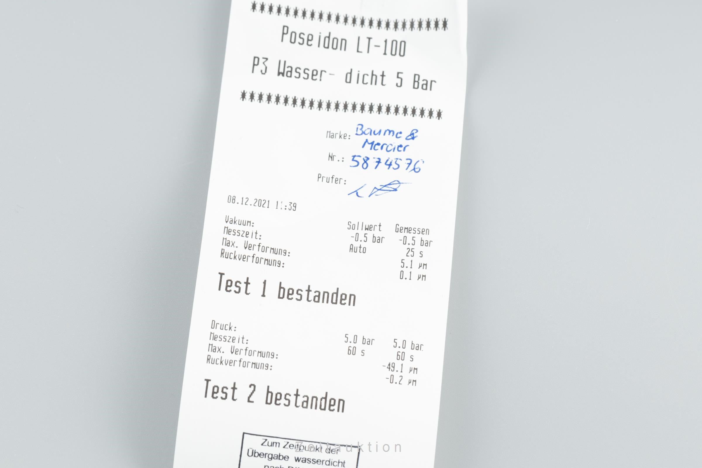 Baume & Mercier Capeland chronographe acier automatique montre pour hommes 65687 LP: 4350EUR  [2110982]