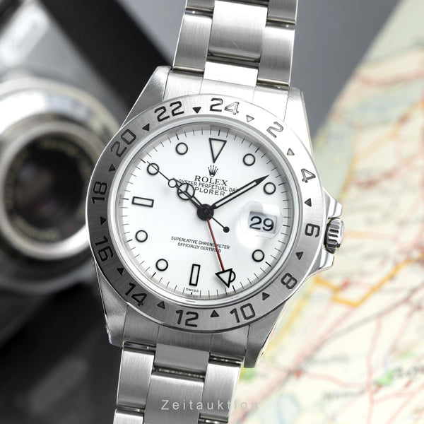 Rolex Explorer II acero automático reloj para caballeros 16570  [2111032]