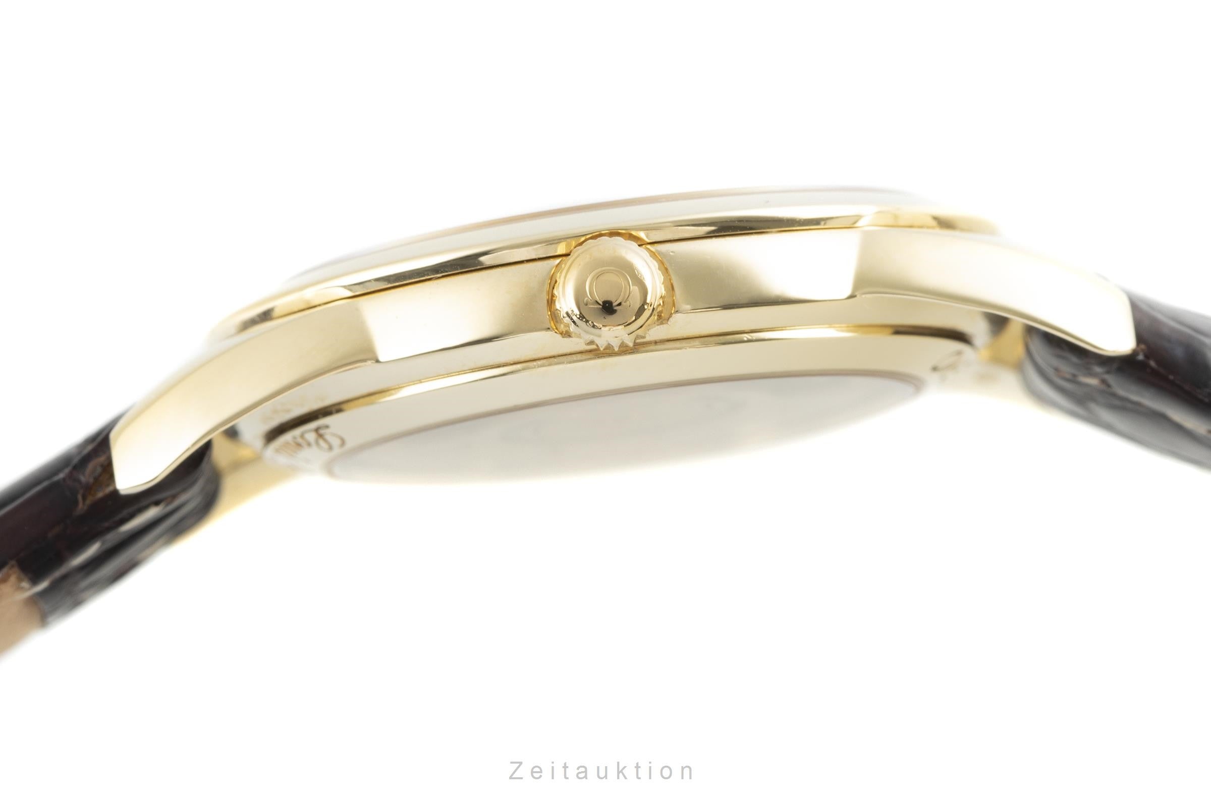 Omega Louis Brandt oro 18 ct automatismo orologio da uomo 166.0300 VP: 9900EUR  [2111037]