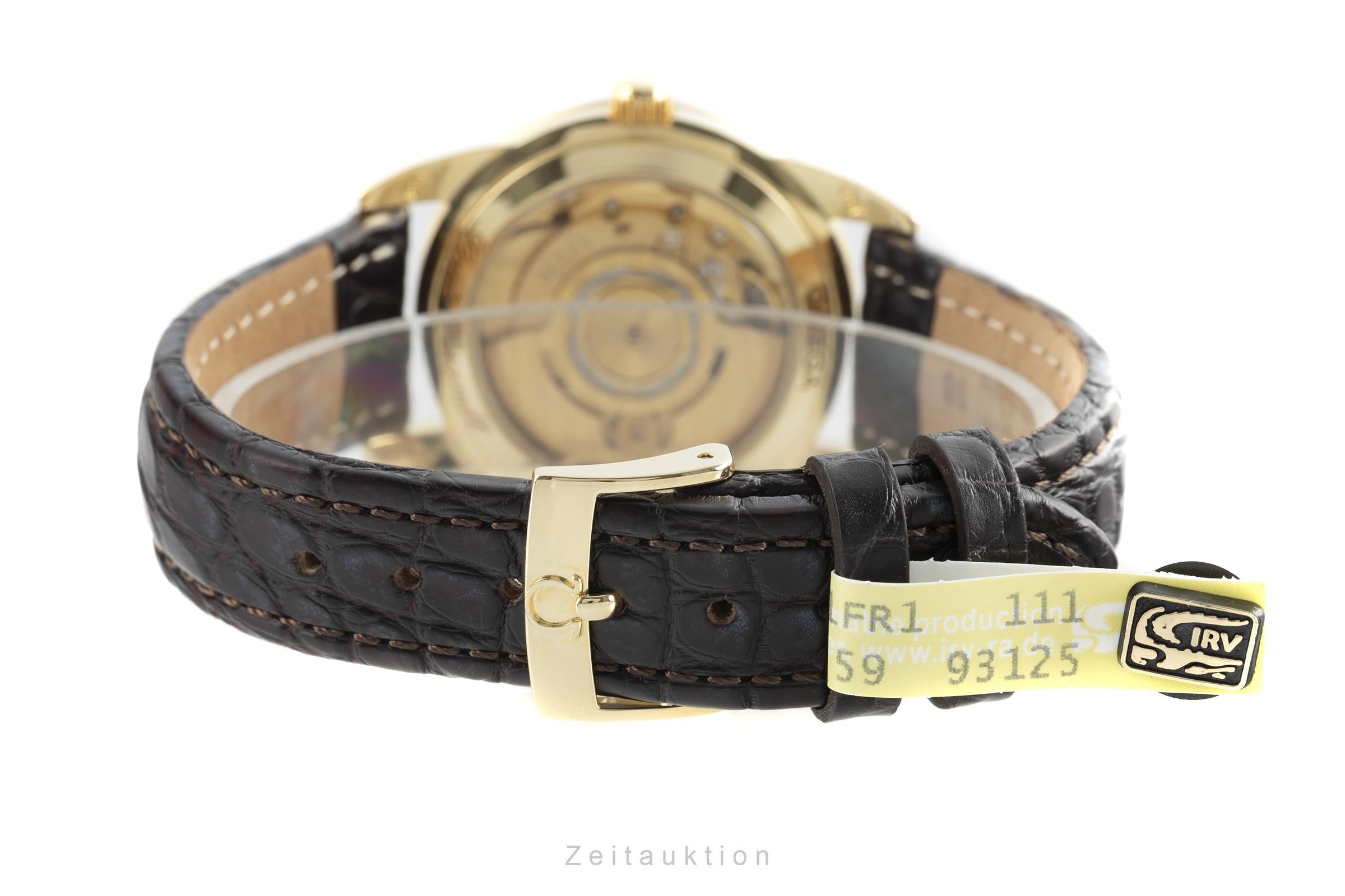 Omega Louis Brandt oro 18 ct automatismo orologio da uomo 166.0300 VP: 9900EUR  [2111037]