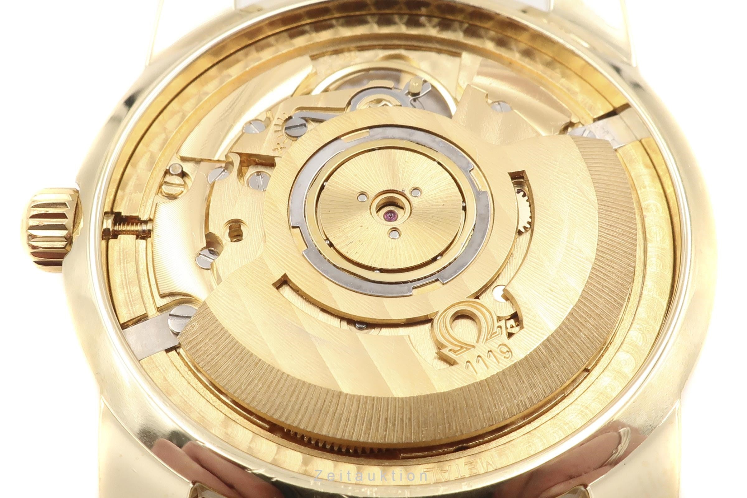 Omega Louis Brandt oro 18 ct automatismo orologio da uomo 166.0300 VP: 9900EUR  [2111037]