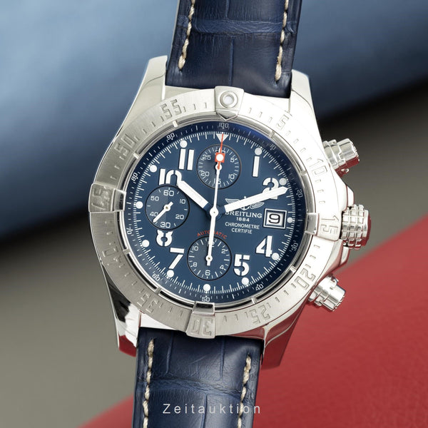 Breitling Avenger Skyland chronographe acier automatique montre pour hommes A13380 LP: 5250EUR  [2111056]