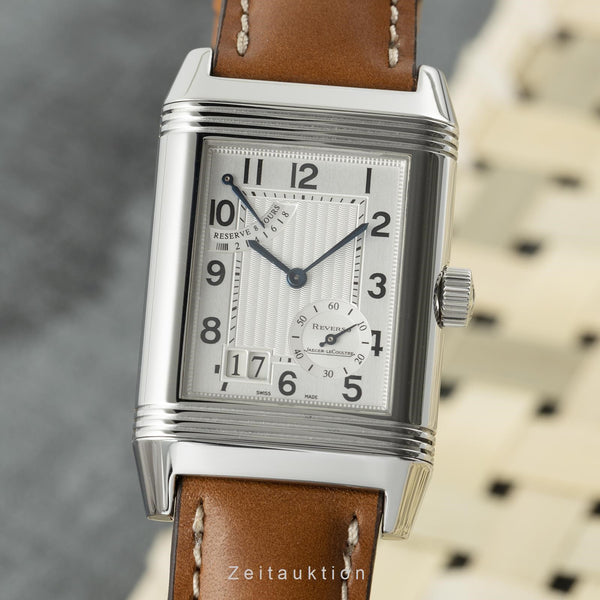 Jaeger LeCoultre Reverso acier à remontage manuel montre pour hommes 240.8.15, 3008420  [2111063]